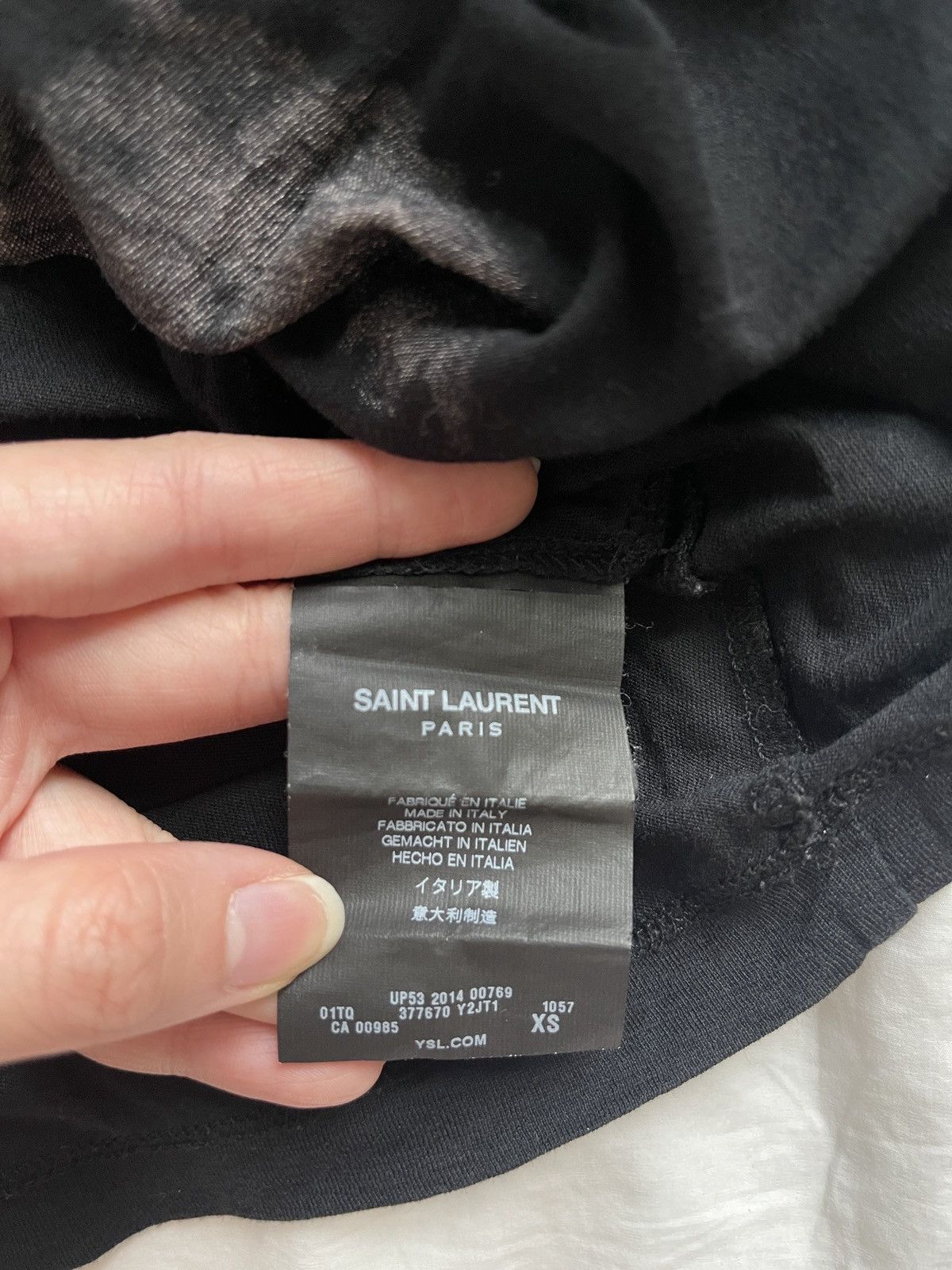Saint Laurent Paris Saint Laurent 2015 ‘Mr.T’ T-Shirt Size US XS / EU 42 / 0 - 4 Thumbnail