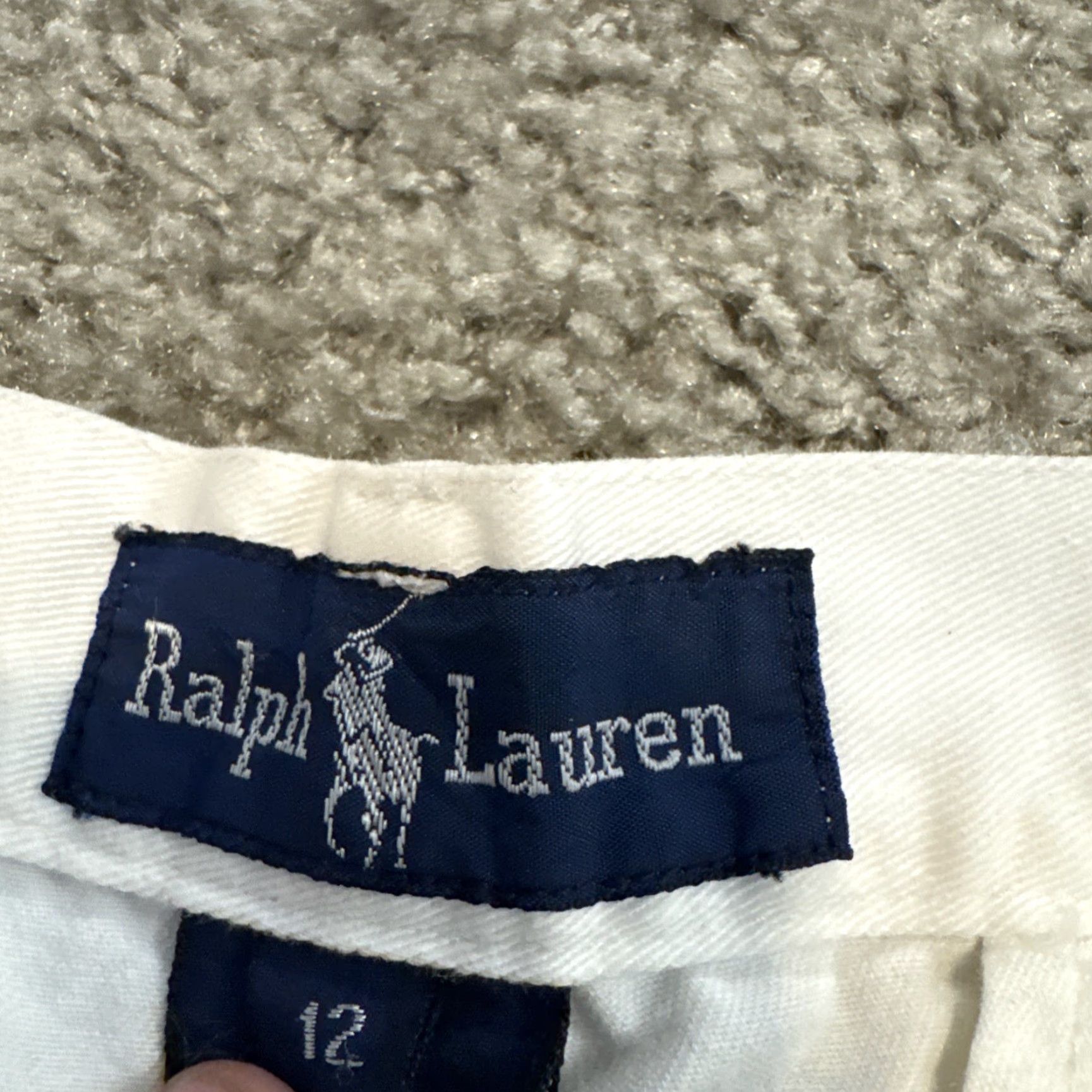 Ralph Lauren VINTAGE 80s Polo Ralph Lauren White Cotton Pants Dress Pants Women Size 12 Regular White 80s Polo Ralph Lauren Dress Pants Women 12 Size 34" / US 12 / IT 48 - 5 Thumbnail