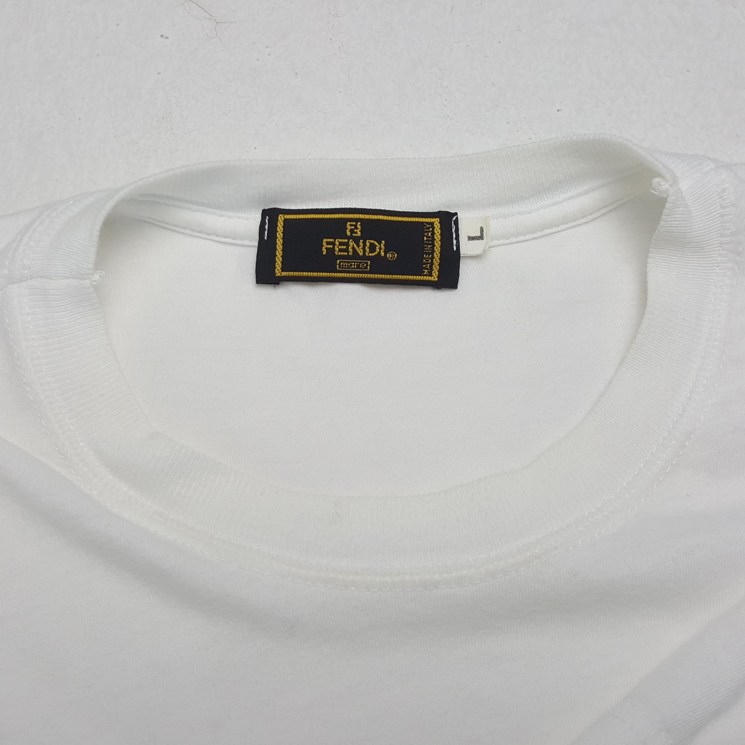 Fendi × Vintage FENDI Tshirt Luxury Fashion Designer Brand Size US L / EU 52-54 / 3 - 6 Thumbnail