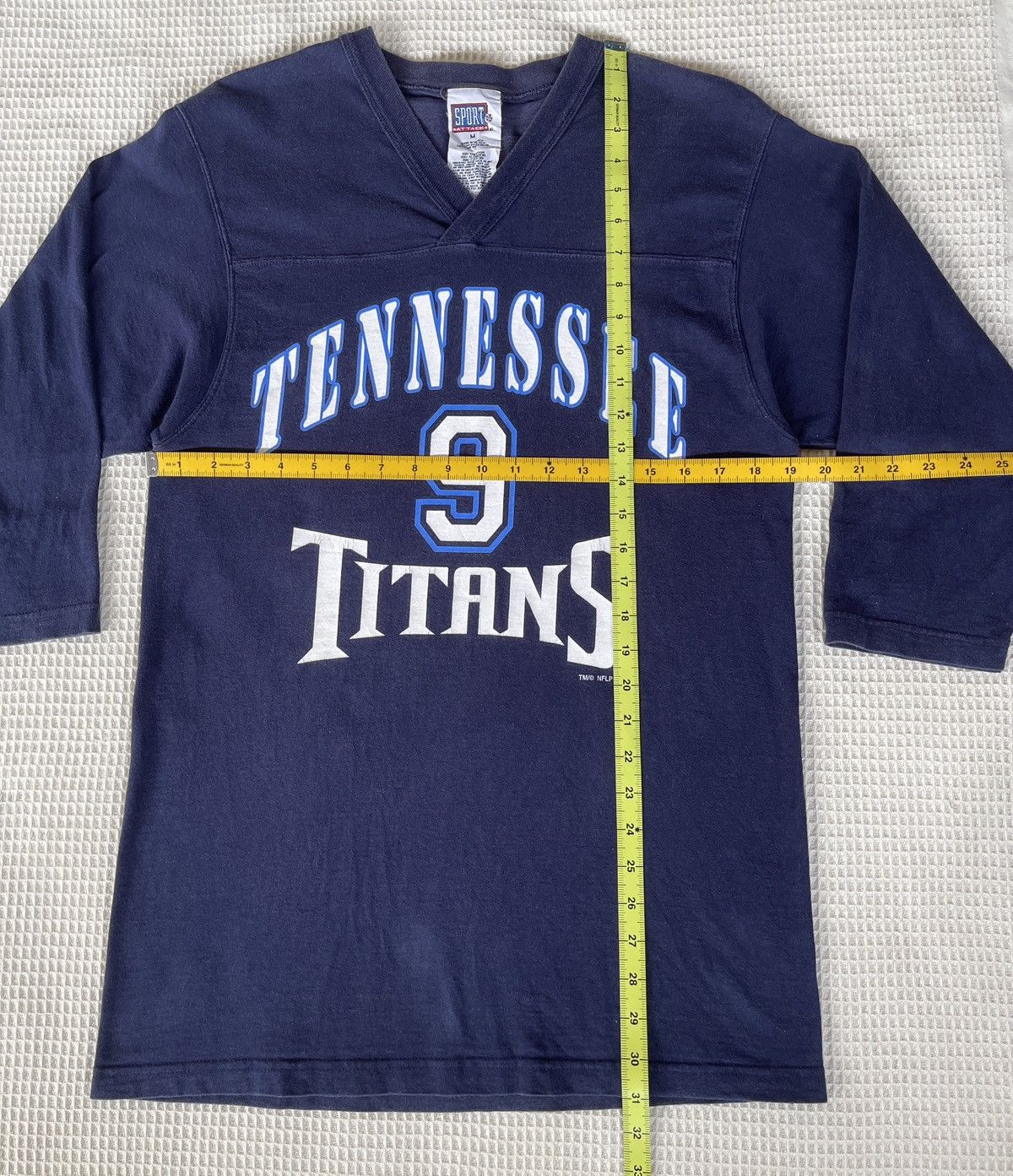 Born X Raised × NFL Vintage 00s🔥NFL TENNESSEE TITANS🔥Mc NAIR 3Quarter V Neck Tee Size US M / EU 48-50 / 2 - 4 Thumbnail