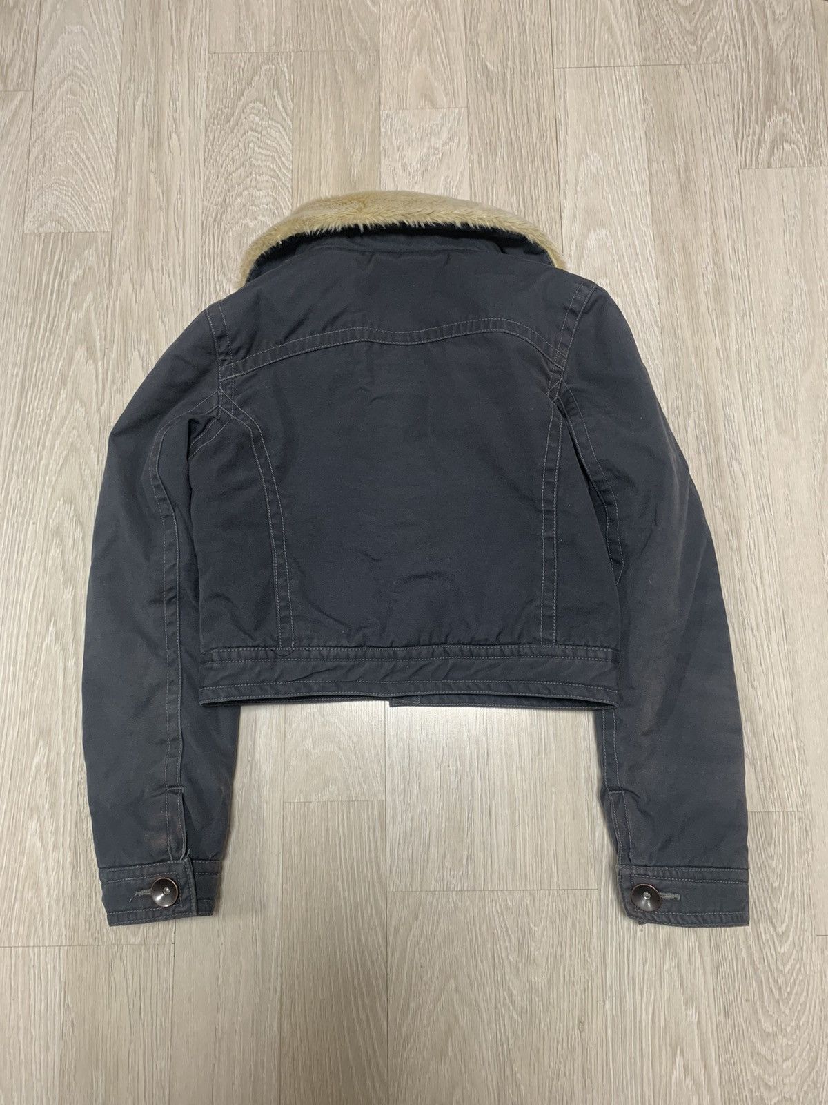If Six Was Nine × Japanese Brand × Vintage Cropped vintage faux fur jacket, y2k, avantgarde style Size S / US 4 / IT 40 - 14 Thumbnail