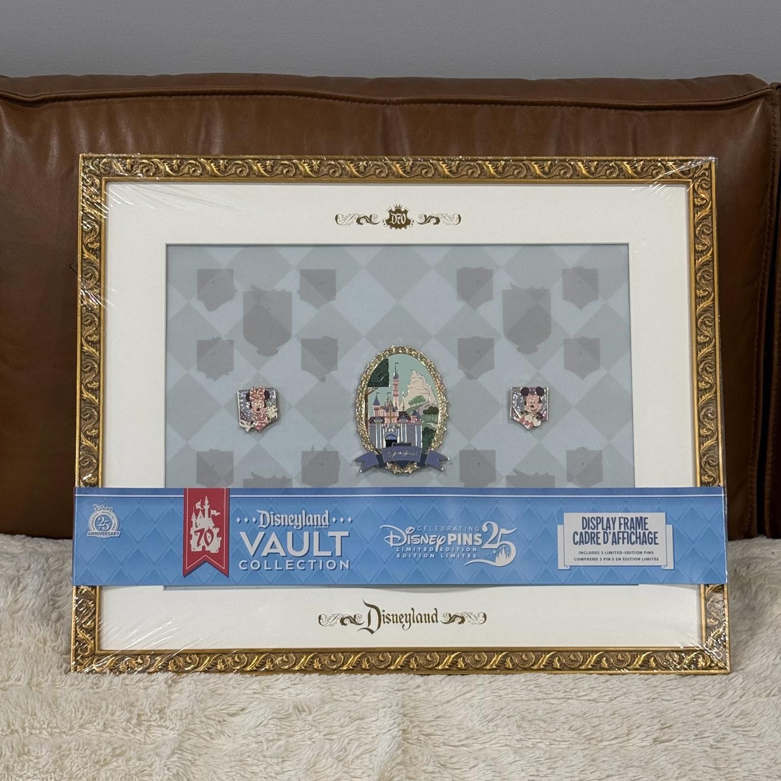 Disney Disney Castle 70th Anniversary Vault LE Pin Frame w 3 pins Size ONE SIZE - 1 Thumbnail