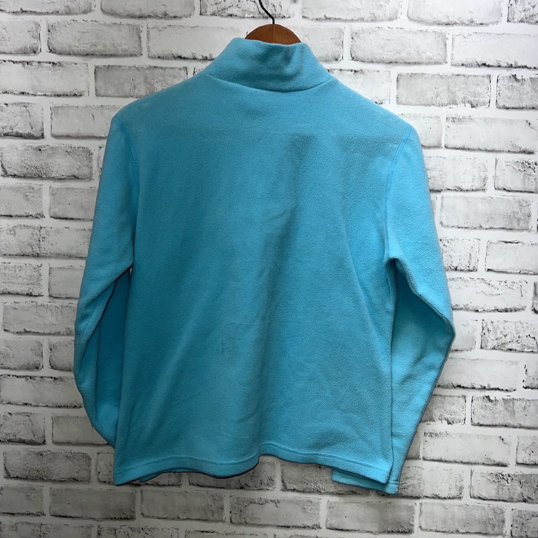 The North Face The North Face Blue Fleece Half Zip Pullover Womens Size M Zip Closure Sweatshirt Activewear Pullover Mens Womens Size M / US 6-8 / IT 42-44 - 3 Thumbnail