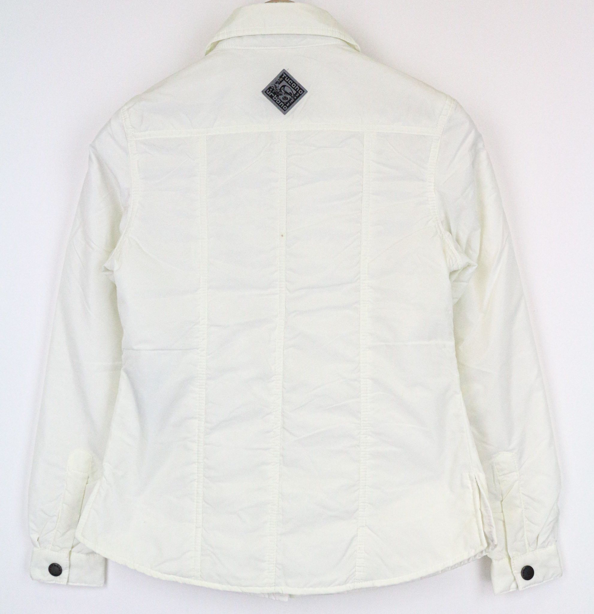 Other LORI 2XS Off-White Windproof Padded Moto Jacket 74440 Size XXS / US 00 / IT 34 - 2 Thumbnail