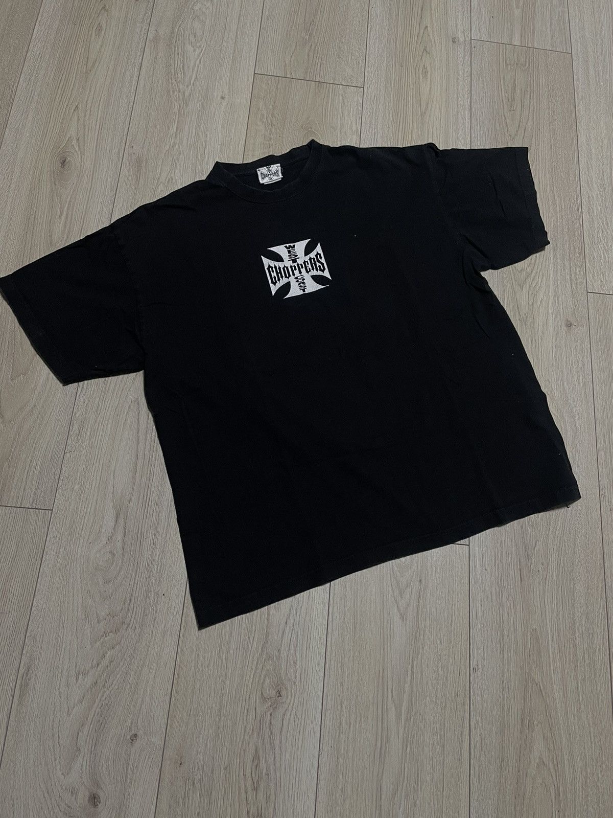 Vintage × West Coast Choppers Vintage West Coast Choppers Big Logo Paul Walker Tee 1999 Size US XL / EU 56 / 4 - 4 Thumbnail
