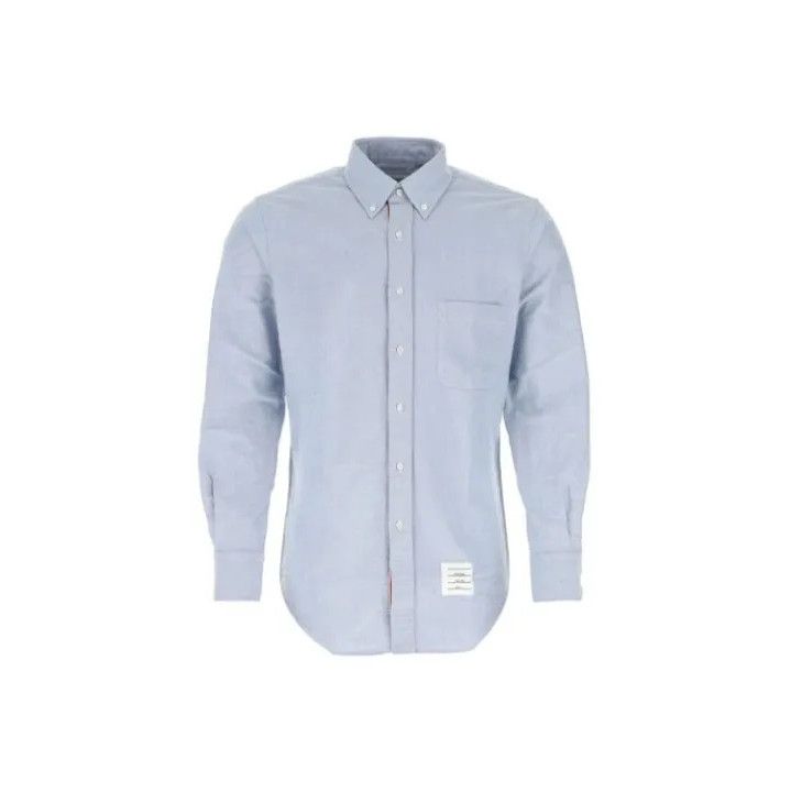 Thom Browne Thom Browne Long Sleeve Cotton Shirt for Men Size US S / EU 44-46 / 1 - 1 Thumbnail