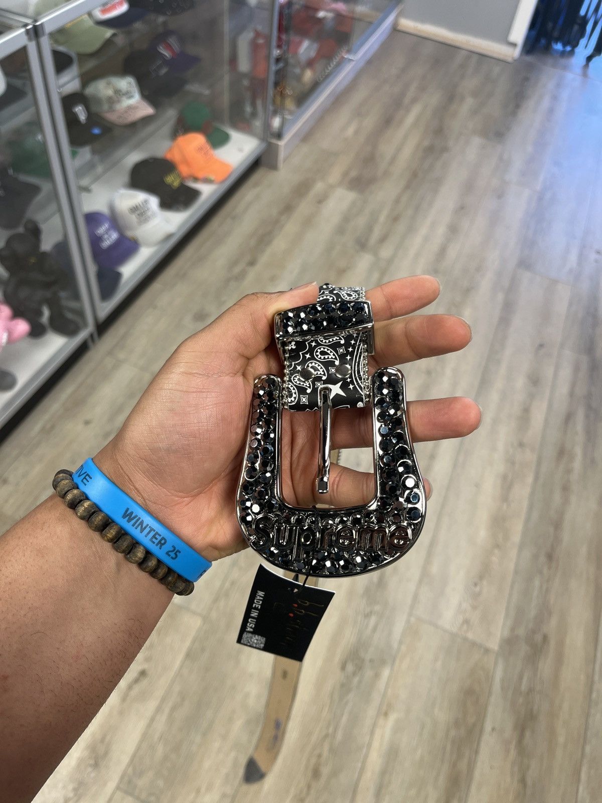 B.B. Simon × Supreme Supreme BB SIMON Belt size 34 Size 34 - 1 Thumbnail
