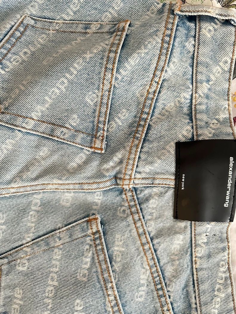 Alexander Wang Alexander Wang Printed Straight Jeans- Size 25" / US 0 / IT 36 - 6 Thumbnail