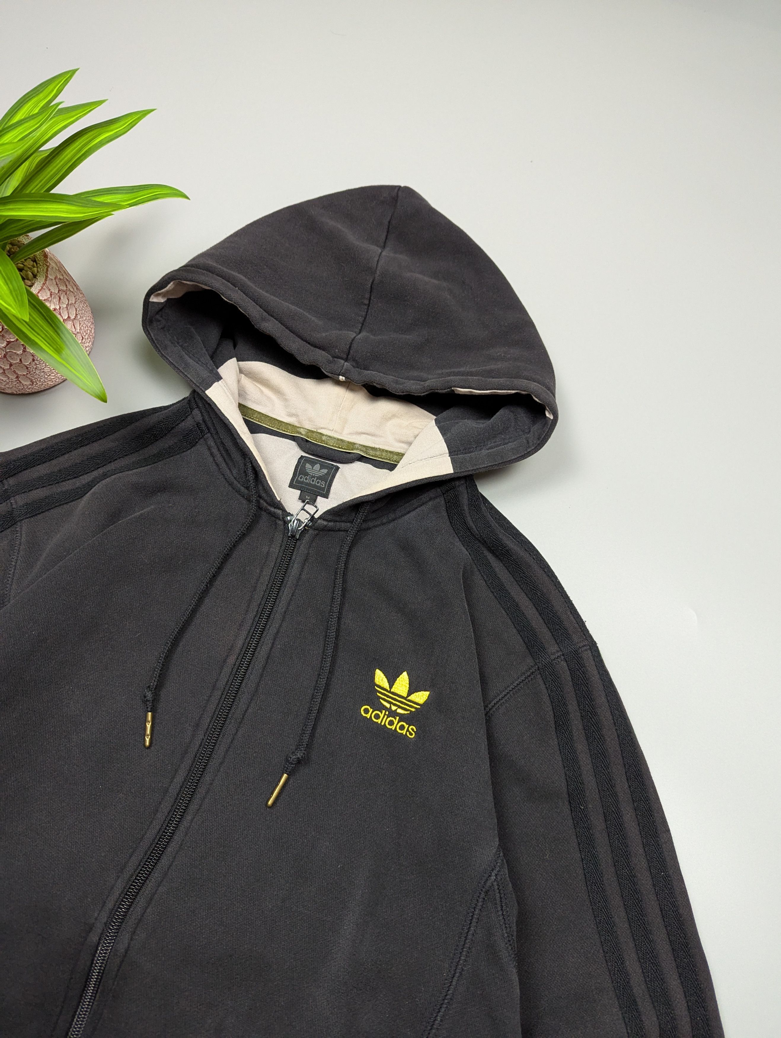Adidas Adidas Originals Dark Grey Zip Hoodie Men’s M Size US M / EU 48-50 / 2 - 5 Thumbnail