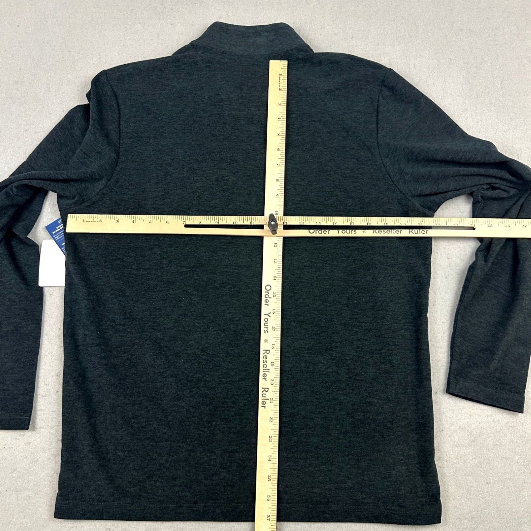 Vintage Huk Sweater Men Medium Grey Charcoal 1/4 Zip Leeward Fleece Pullover Performance Size US M / EU 48-50 / 2 - 6 Thumbnail