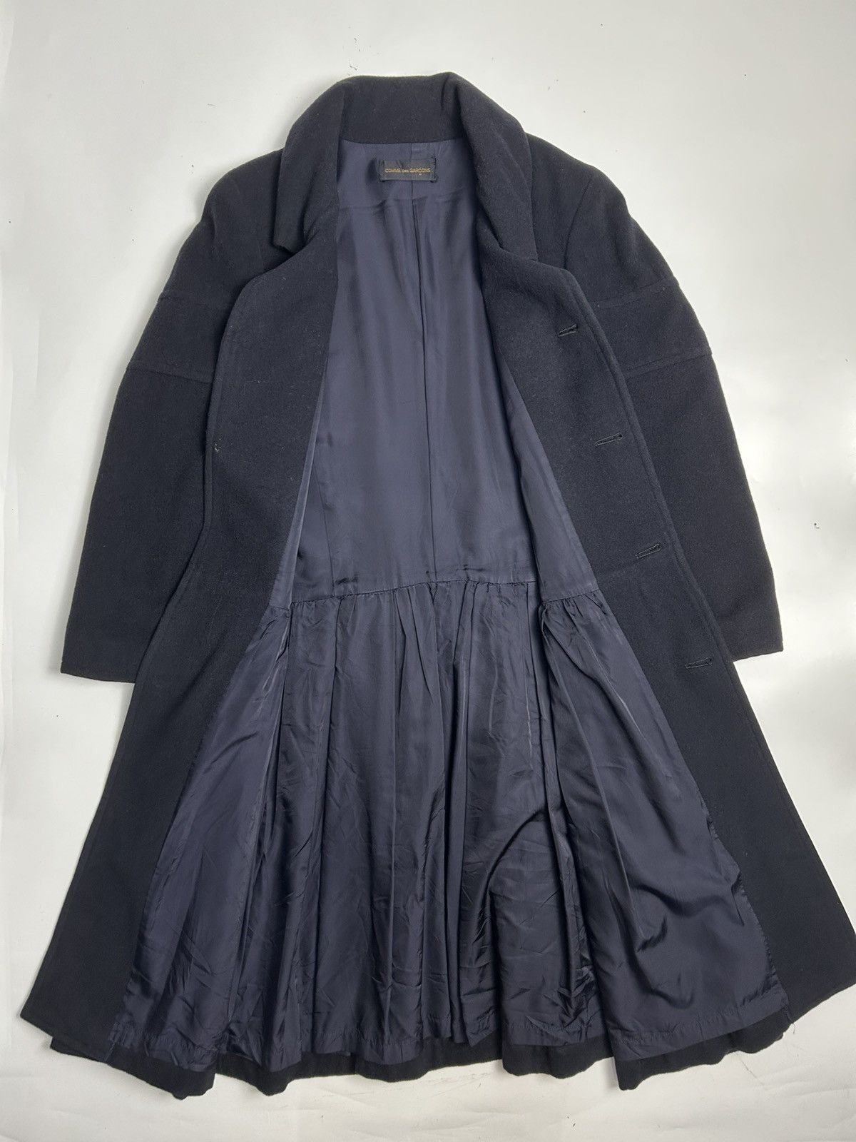 Comme des Garcons × Junya Watanabe × Rei Kawakubo 1989 COMME DES GARCONS LONG COAT Size ONE SIZE - 3 Thumbnail