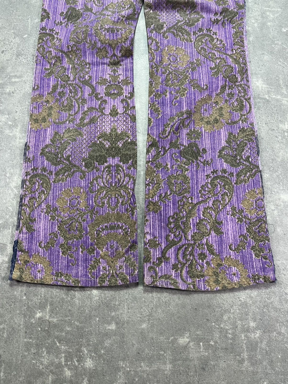 Just Cavalli SS2005 Just Cavalli Mountain Peninsula Purple Pants 26 27 Size 26" / US 2 / IT 38 - 14 Thumbnail
