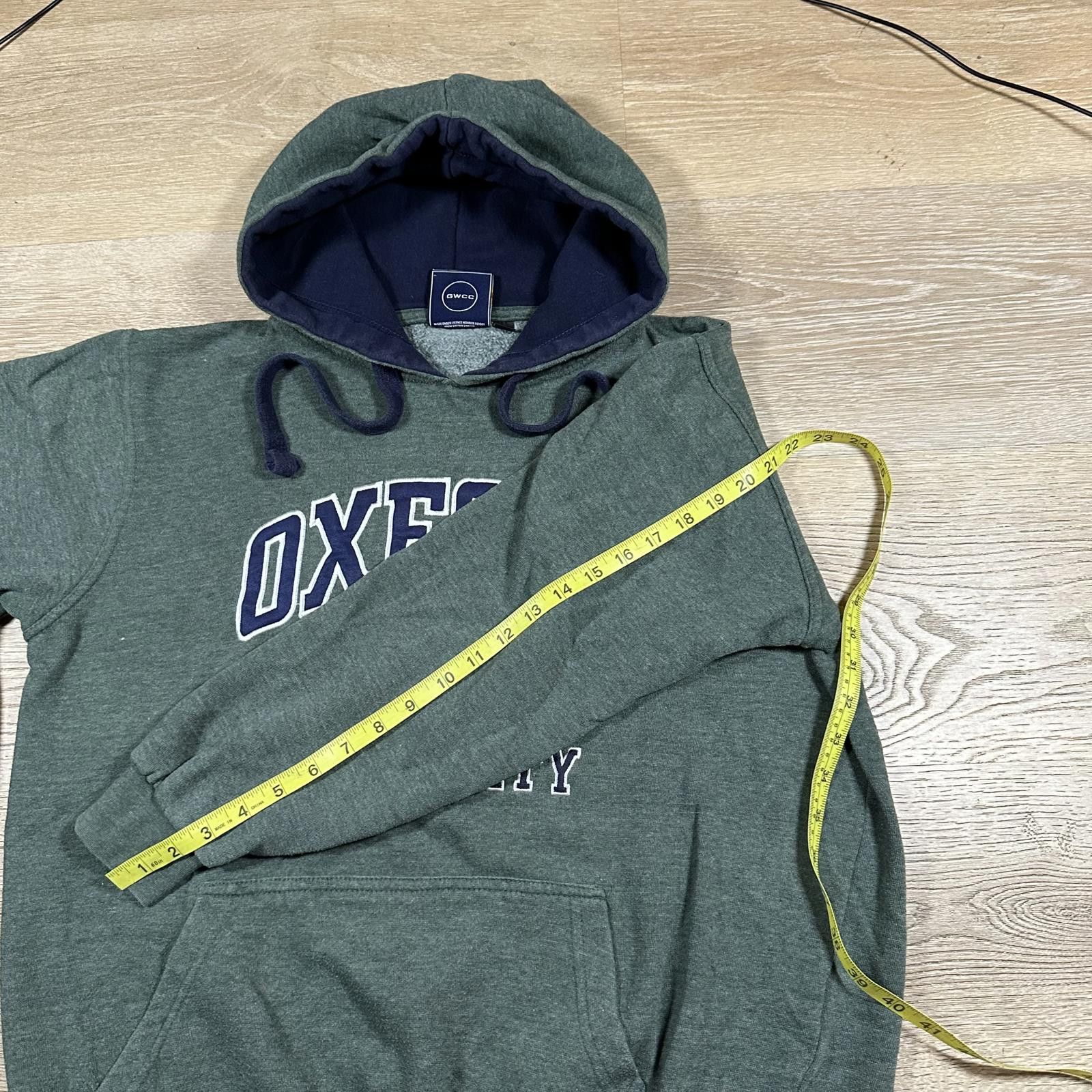 Other Oxford University Mens Hoodie Size L Green University Logo Size US L / EU 52-54 / 3 - 12 Thumbnail