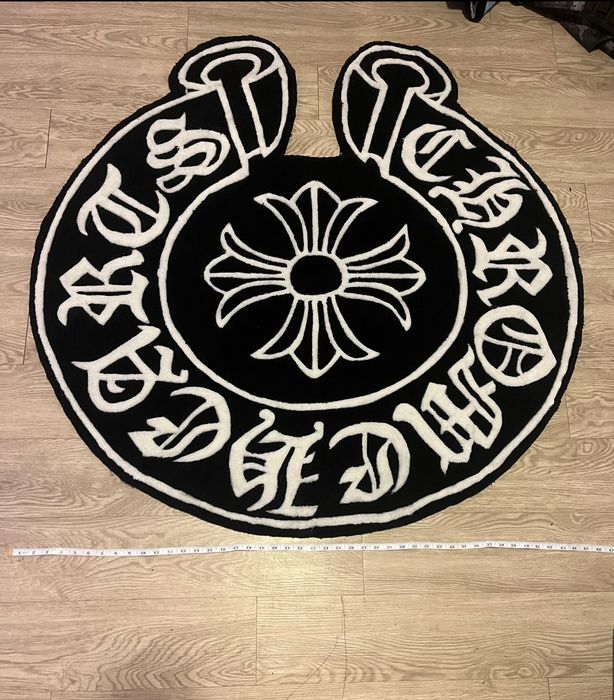 Custom Chrome Hearts Custom Tufted Rug | Grailed