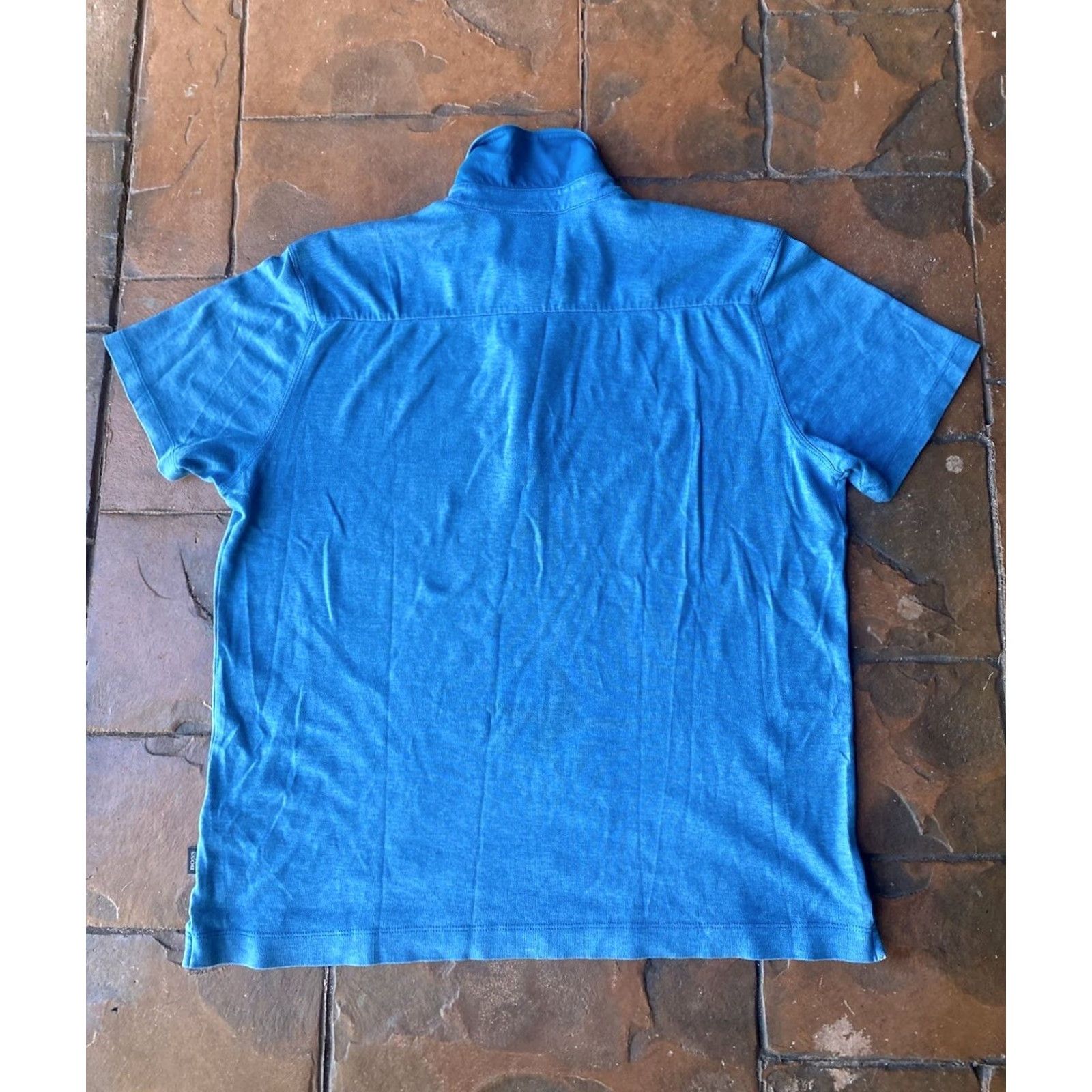 Hugo Boss VINTAGE? No — Hugo Boss Polo Shirt Men’s Blue Regular Fit Short Sleeve Golf XL Cotton Pima Breathable Easy Care Lightweight Solid Modern 90s Size US XL / EU 56 / 4 - 3 Thumbnail
