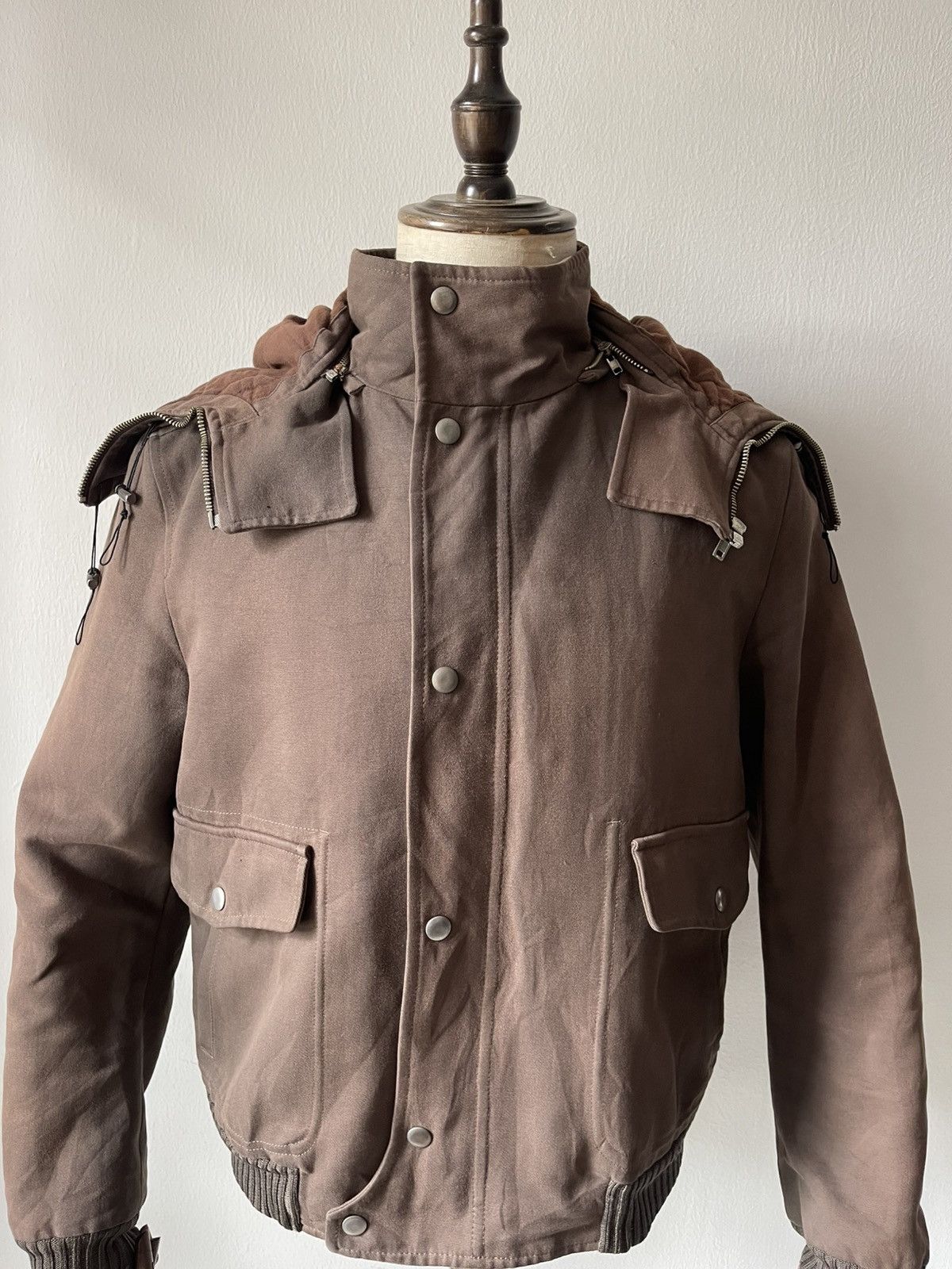 Hussein Chalayan Hussein Chalayan Hooded Bomber Jacket AW05 -"In Shadows" #98 Size US M / EU 48-50 / 2 - 5 Thumbnail