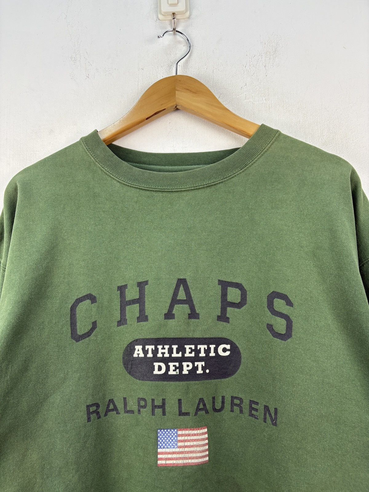 Chaps Ralph Lauren Vintage 90s Chaps Ralph Lauren Sweatshirt Baggy Sunfaded Size US L / EU 52-54 / 3 - 2 Thumbnail