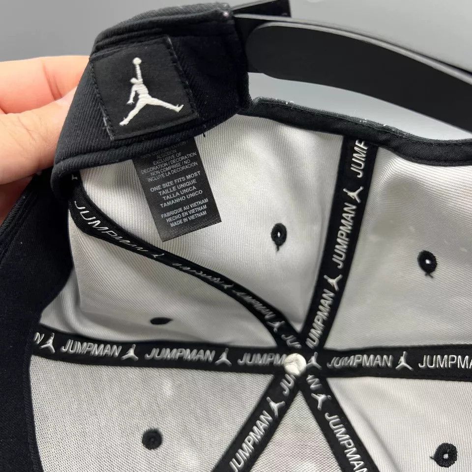 Jordan Brand Air Jordan Flight Hat Men Speckled Print Jumpman Snap Back Size ONE SIZE - 6 Thumbnail