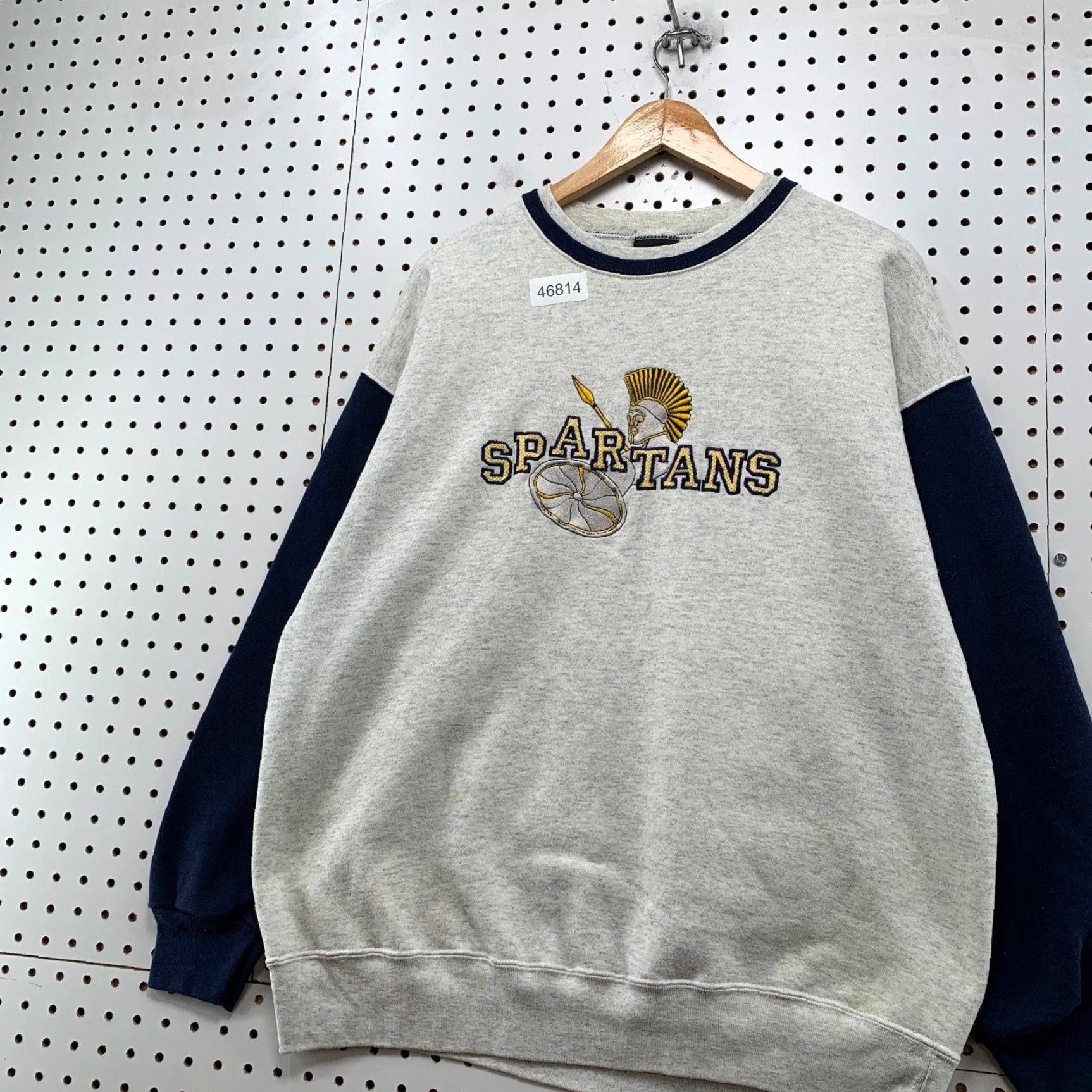 Vintage VINTAGE Signal Spartans Sweatshirt Mens XL Gray Fleece Crewneck Made USA Size US XL / EU 56 / 4 - 5 Thumbnail