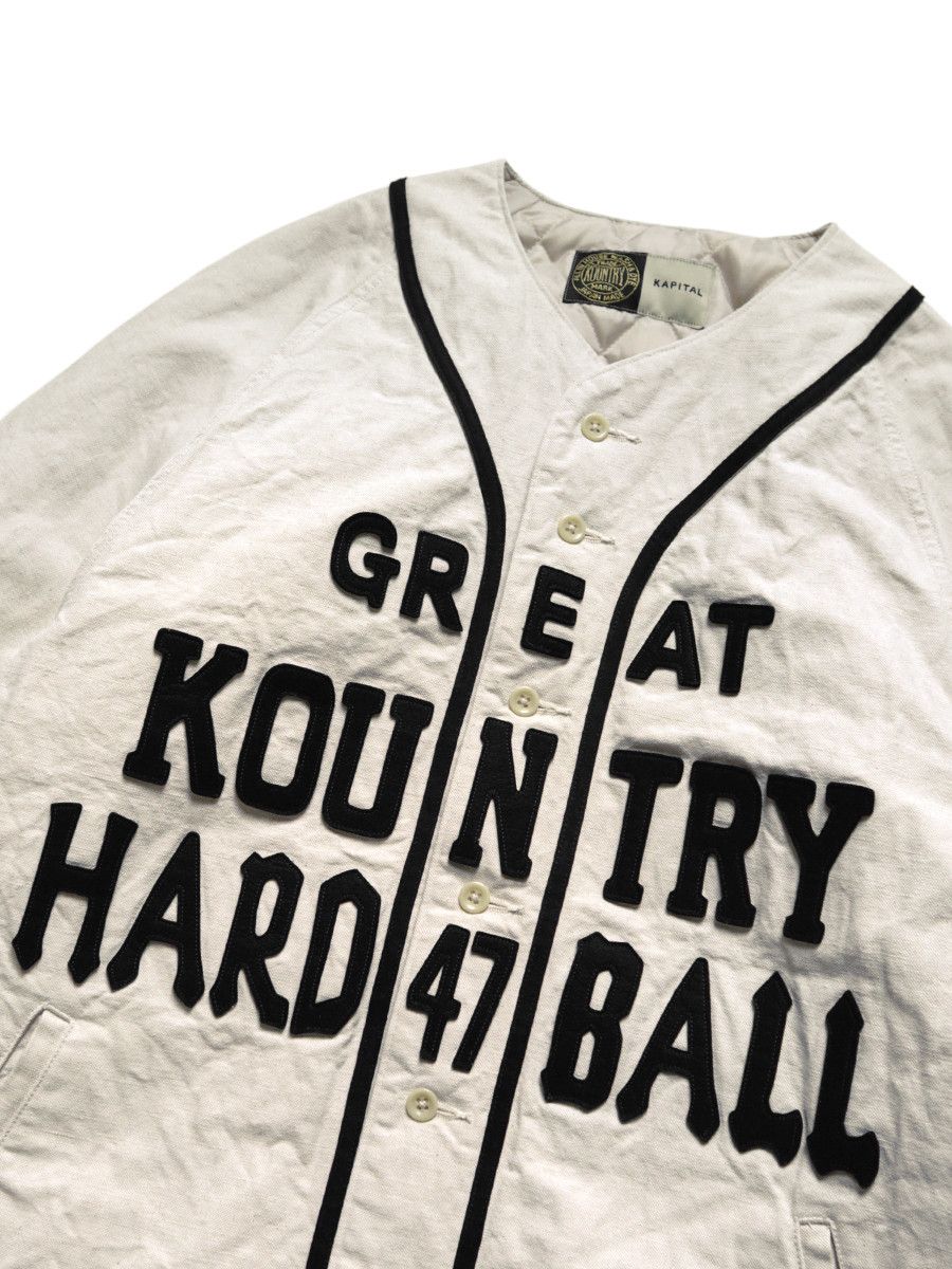 Kapital Kapital Canvas GREAT KOUNTRY Night Game Baseball Shirt Size US L / EU 52-54 / 3 - 10 Thumbnail