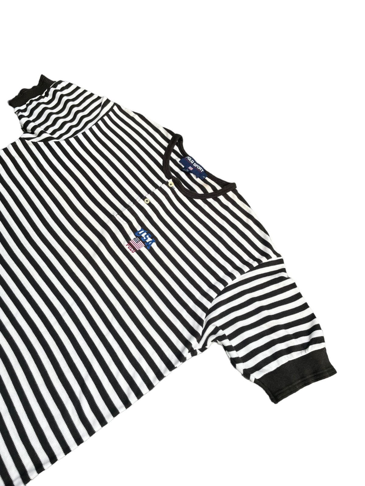 Polo Ralph Lauren Vintage Polo Sport Ralph Lauren Tshirt Size US XL / EU 56 / 4 - 2 Thumbnail
