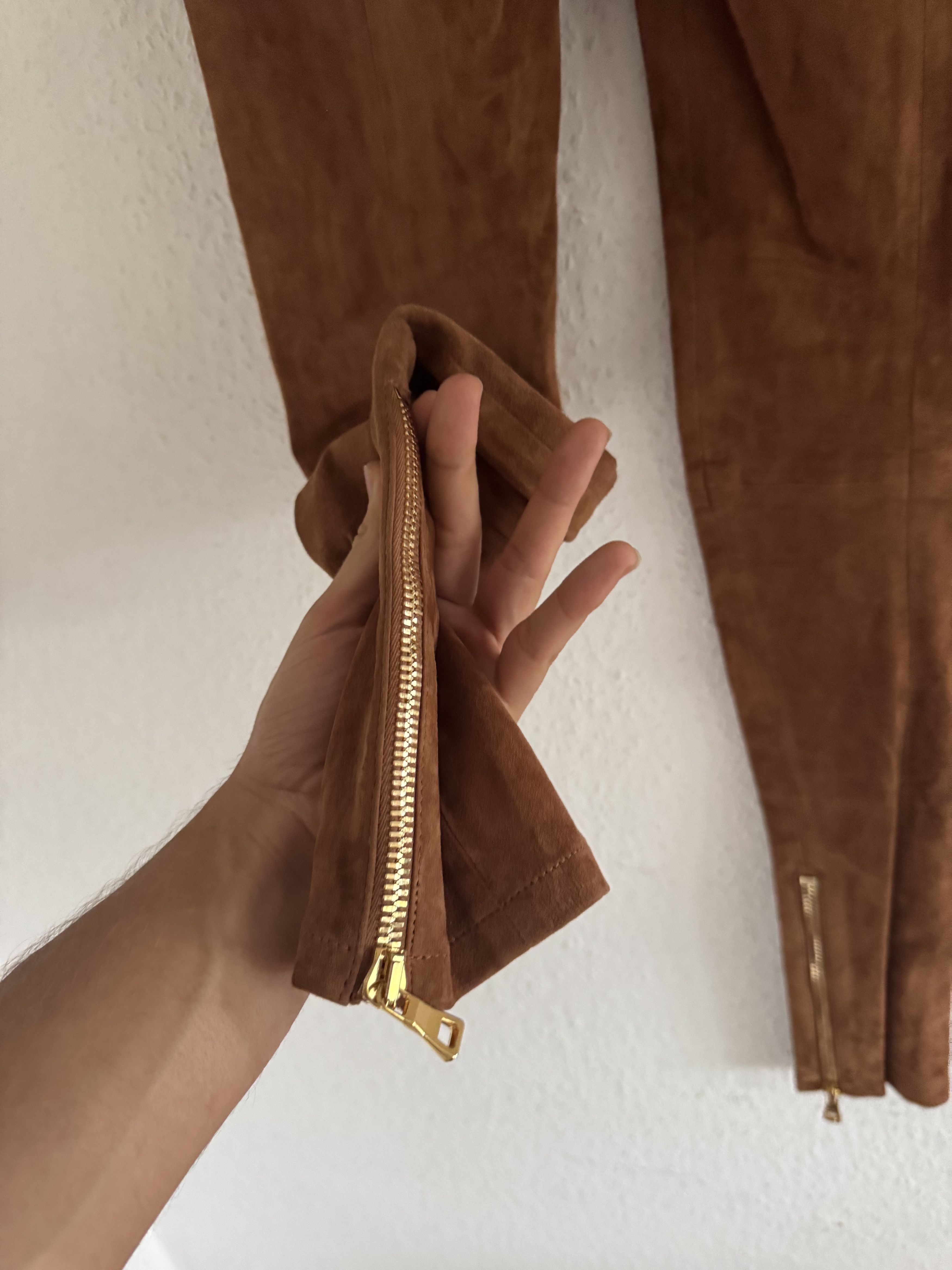 Balmain Suede High-Waist Trousers Size US 26 / EU 42 - 19 Thumbnail