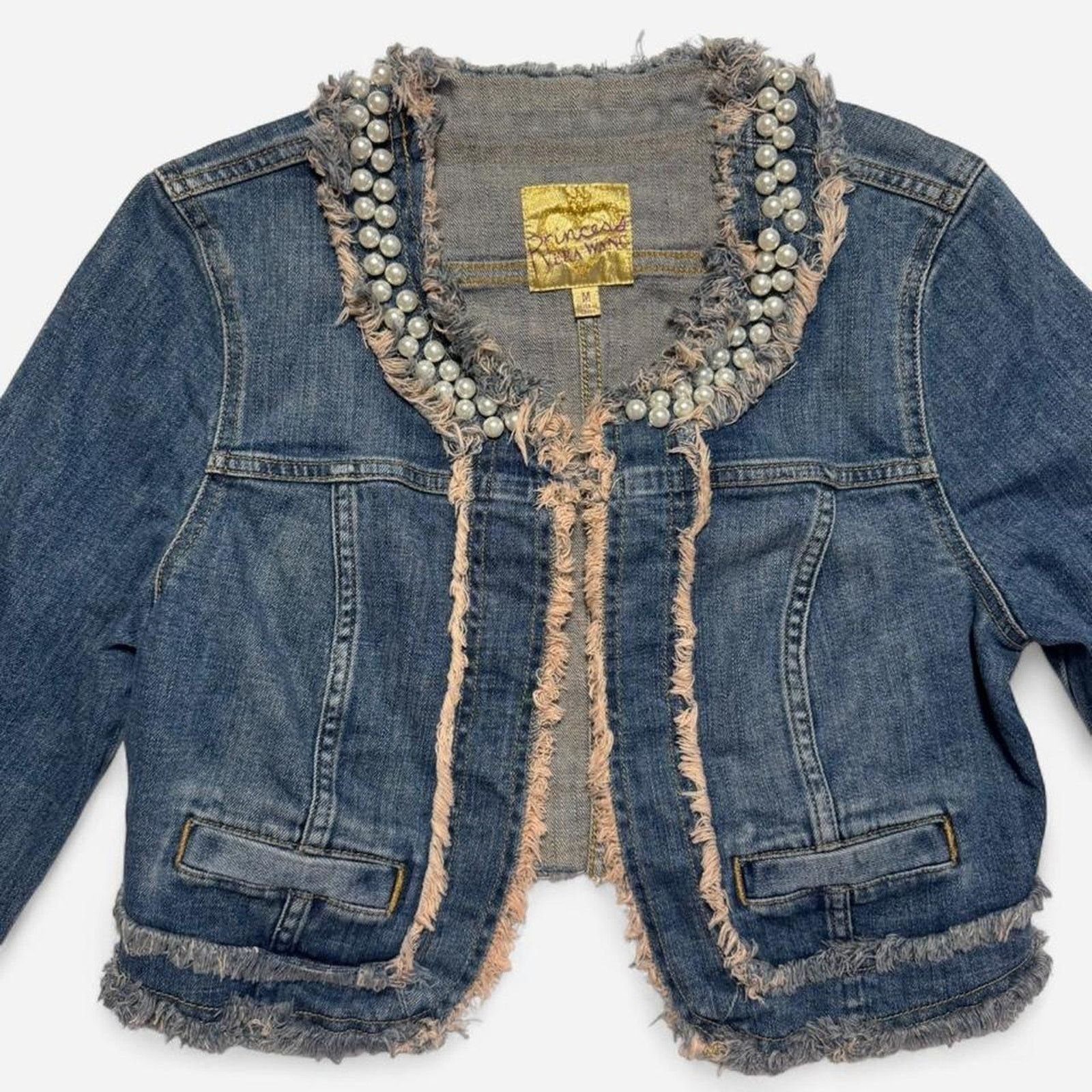 Vera Wang Vera wang blue denim jacket Size M / US 6-8 / IT 42-44 - 2 Thumbnail