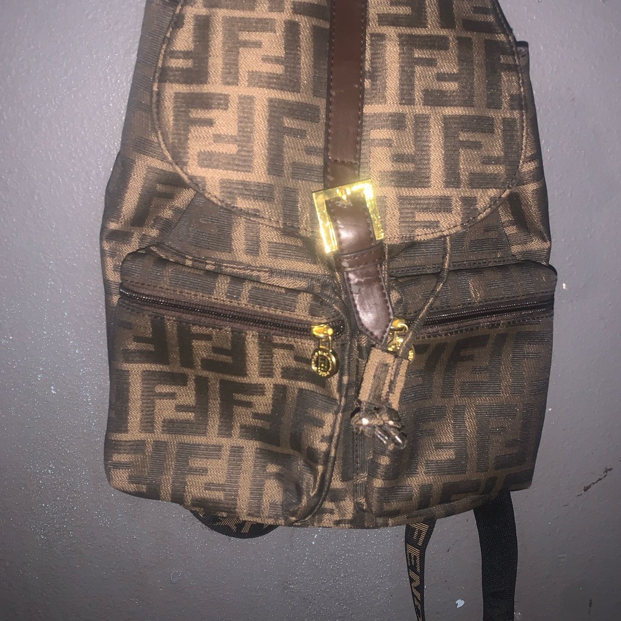 image of Fendi Bag 1925 Roma in Brown, Women's
