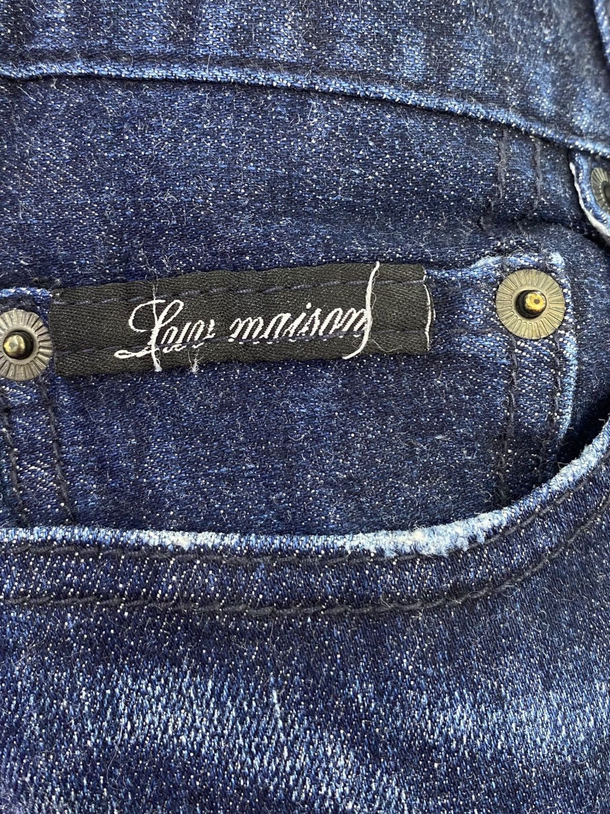 Other Luv Maison Dark Faded Wash Distressed Style Skinny Jeans Size US 30 / EU 46 - 9 Thumbnail