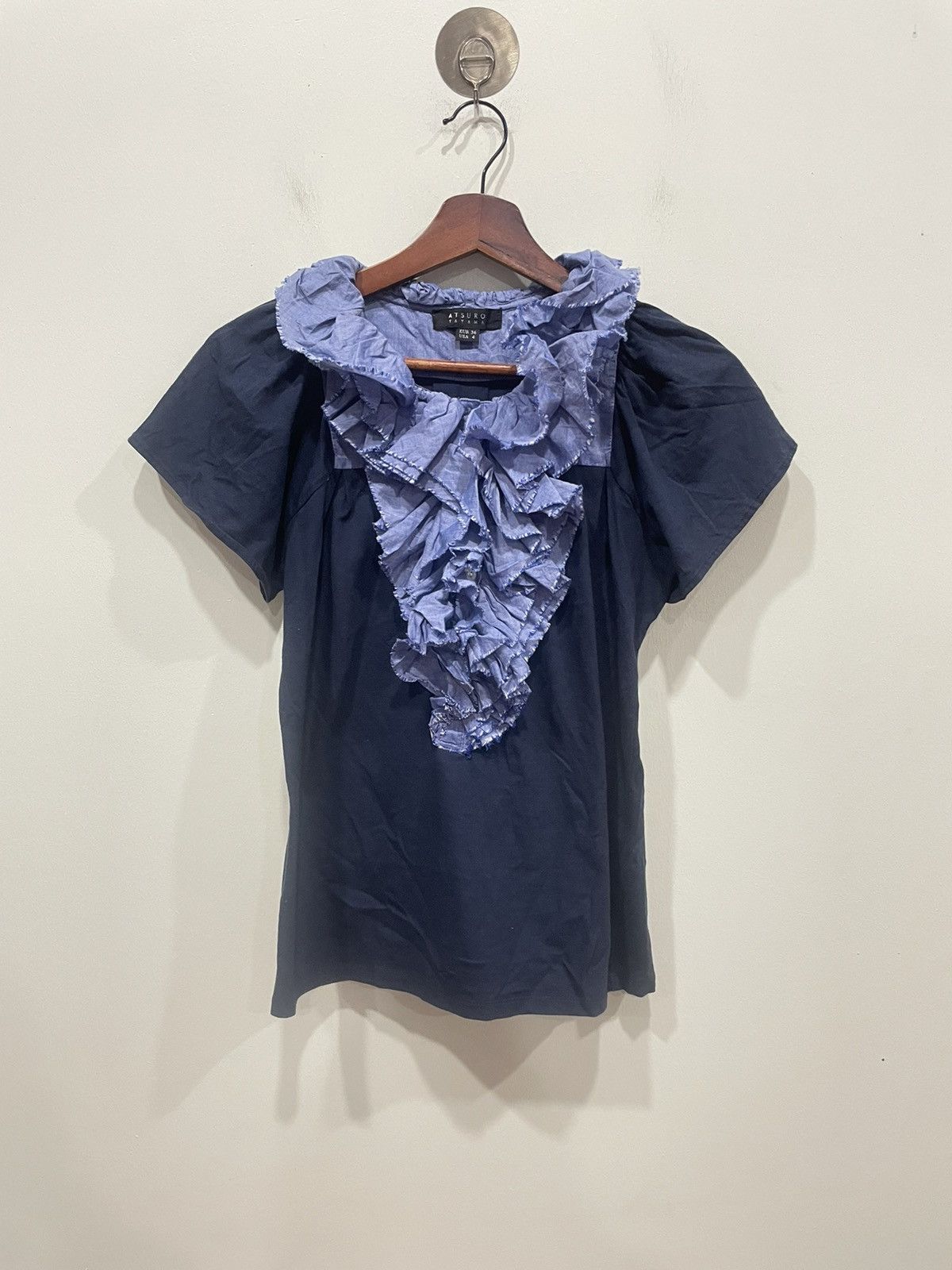 ATSURO TAYAMA Atsuro Tayama Ruffle Top Size S / US 4 / IT 40 - 1 Thumbnail