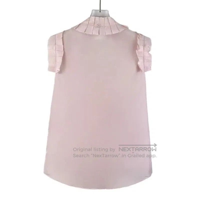Chanel Chanel Silk Pink Blouse with Ruffled Details . Size S / US 4 / IT 40 - 1 Thumbnail
