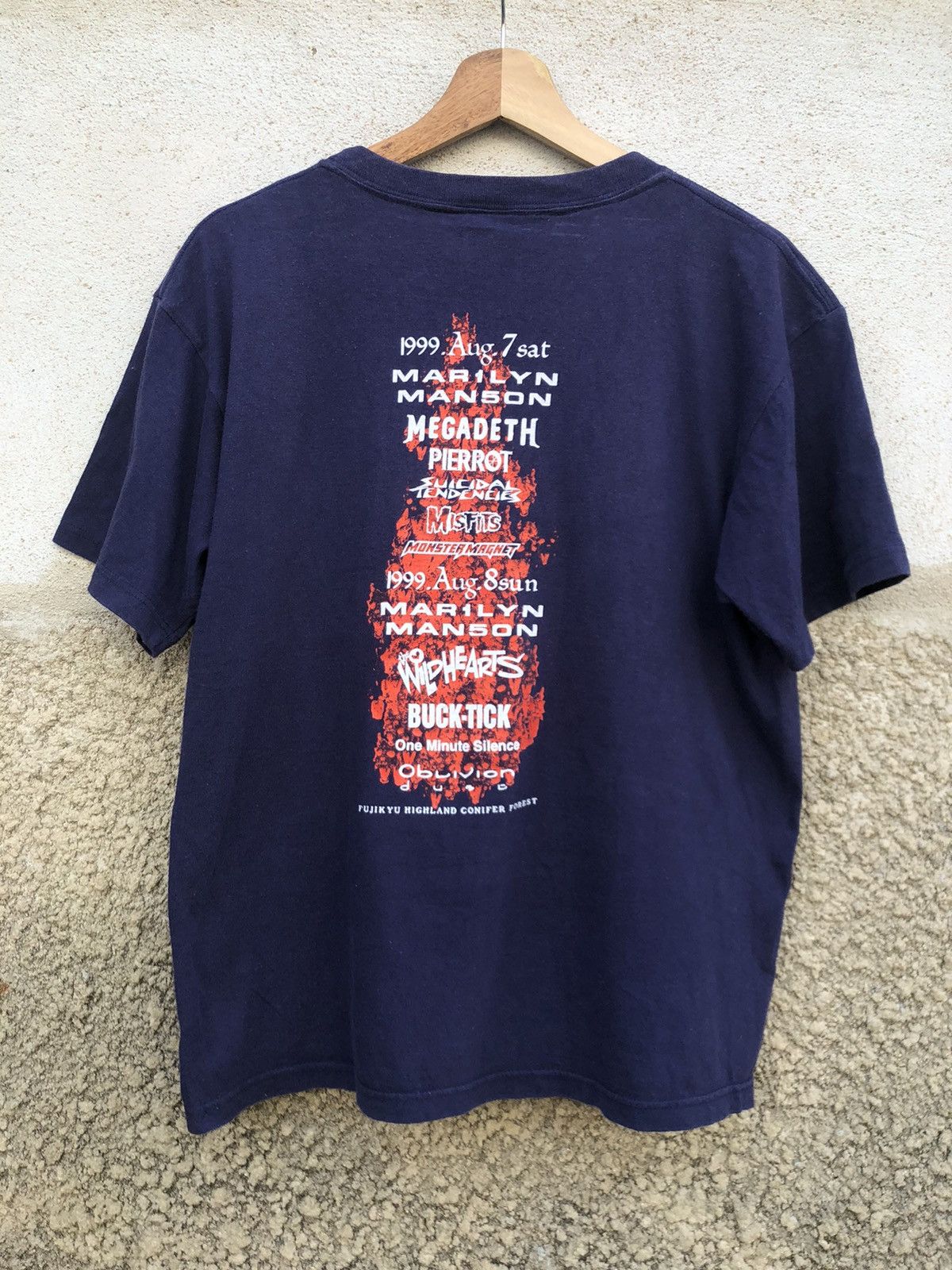 image of Band Tees x Marilyn Manson vintage 90's Beautiful Monsters Tour Tee Marilyn Manson in Black (Size M
