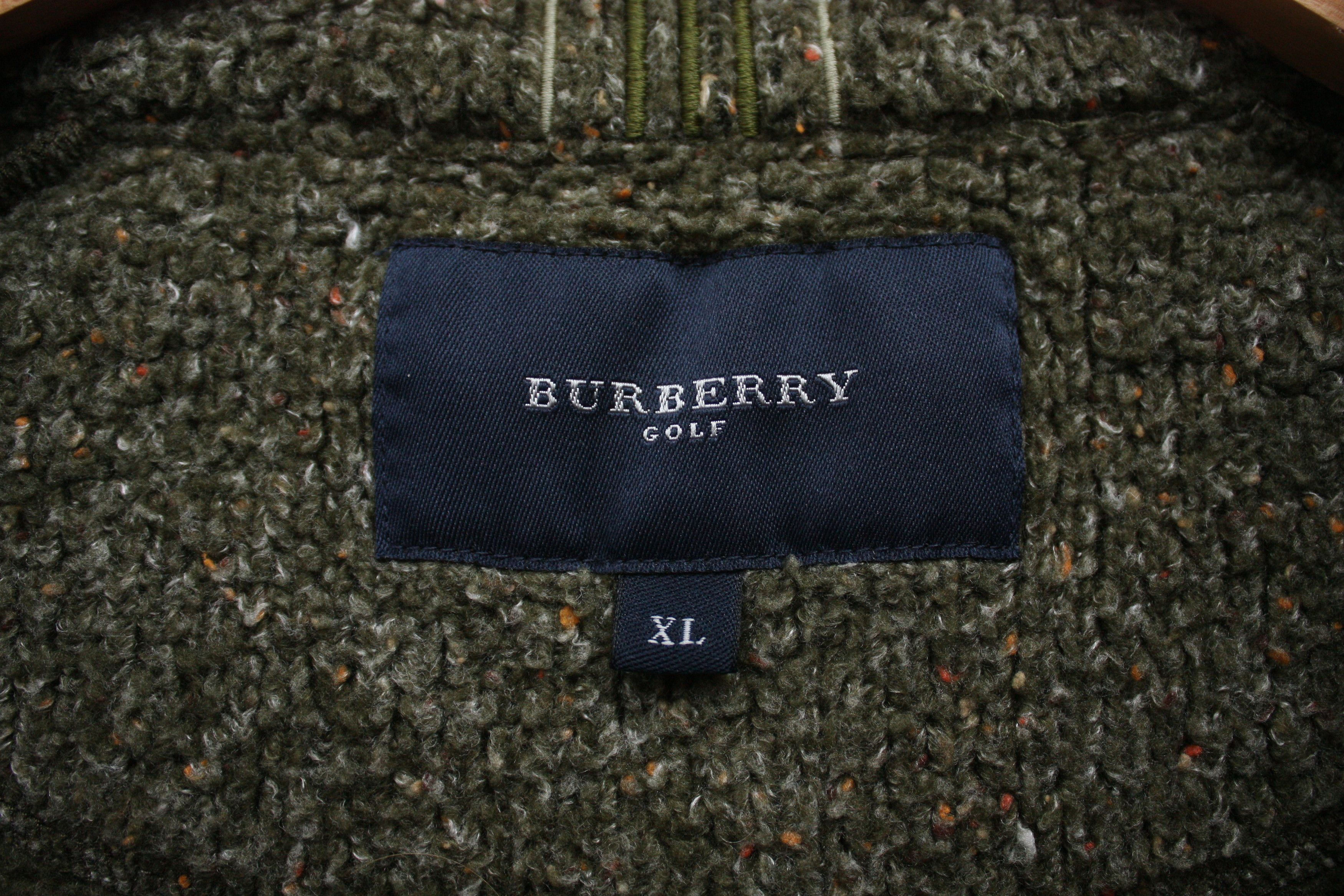 Burberry Burberry Golf Green Knitted Pullover Sweater XL Size US XL / EU 56 / 4 - 4 Thumbnail