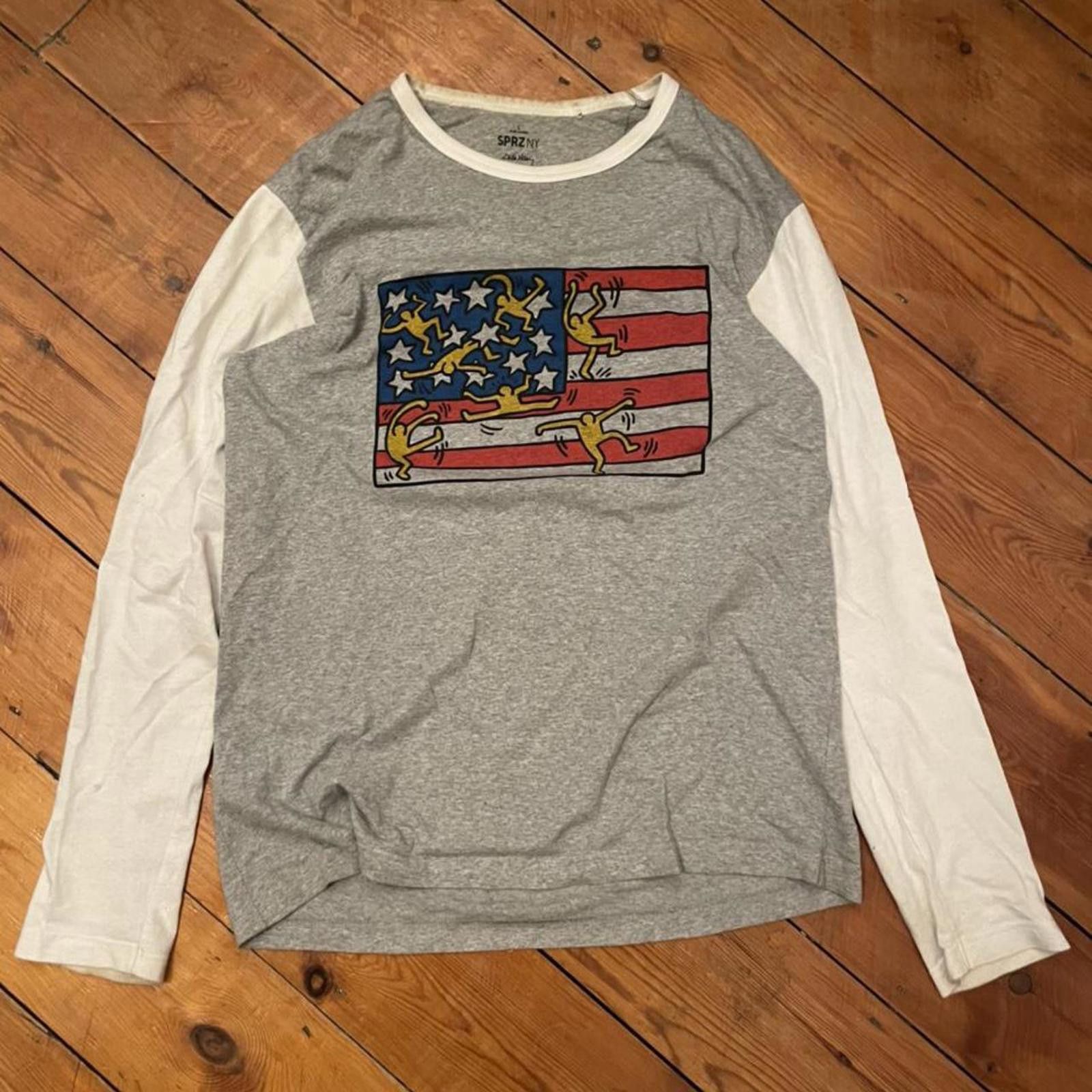Uniqlo Keith Haring Long sleeve SPRZ NY Size US M / EU 48-50 / 2 - 2 Thumbnail