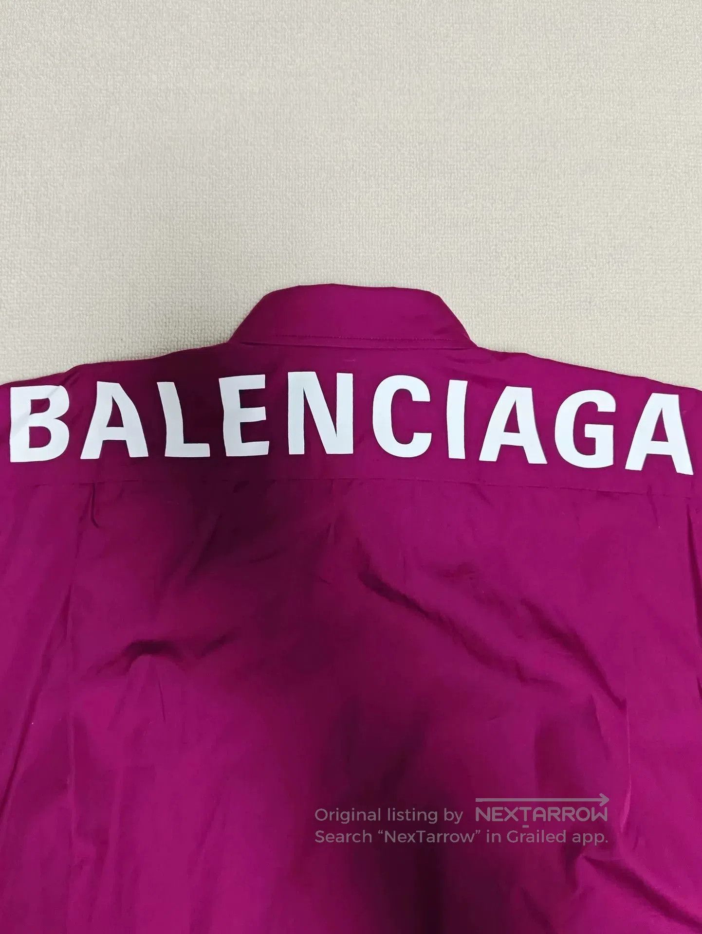 Balenciaga Balenciaga Back Logo Shirt Jacket. Size XS / US 0-2 / IT 36-38 - 3 Thumbnail