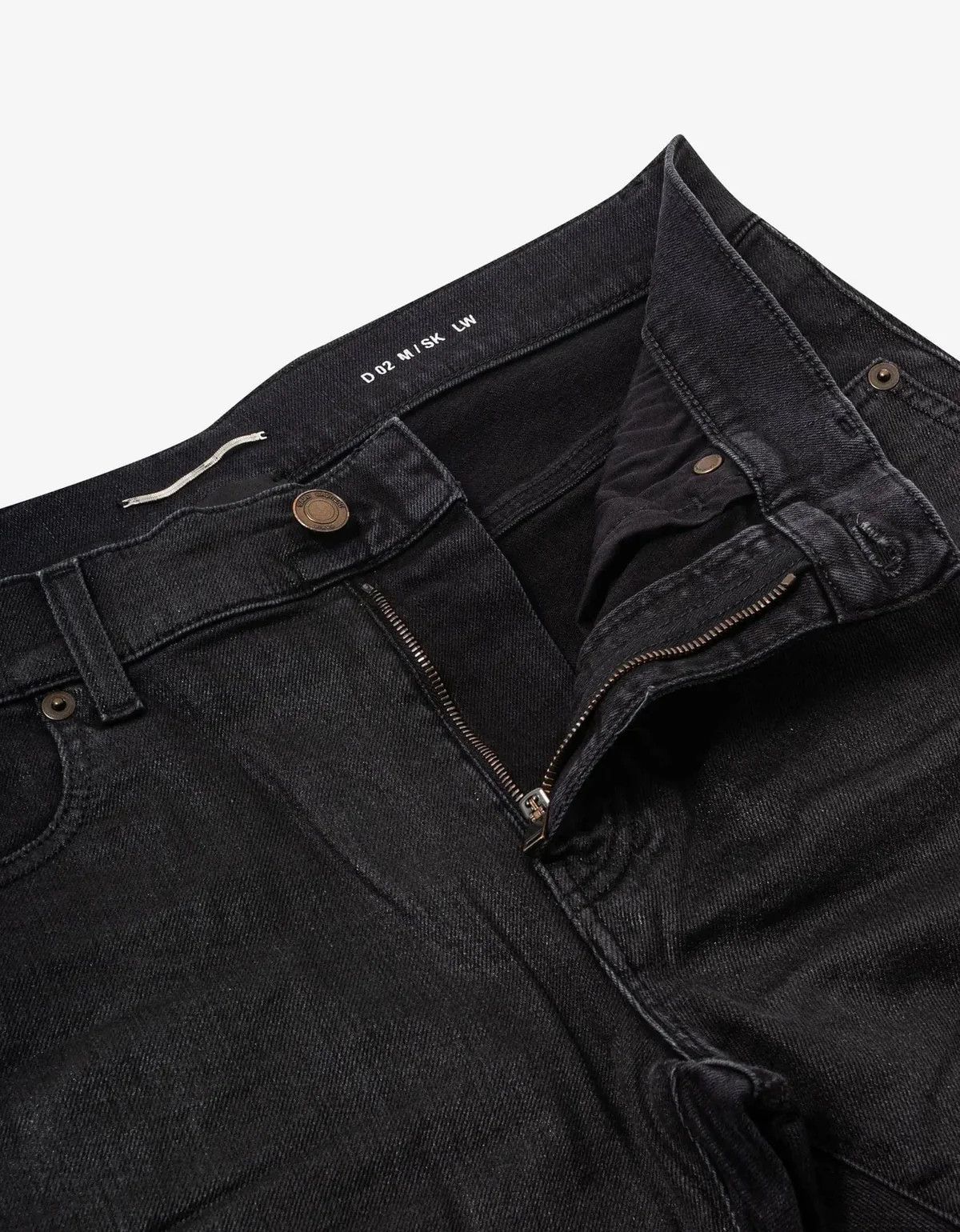 Saint Laurent Paris o1s1wg110924 Skinny-Fit Jeans in Coated in Black Size US 31 - 6 Thumbnail