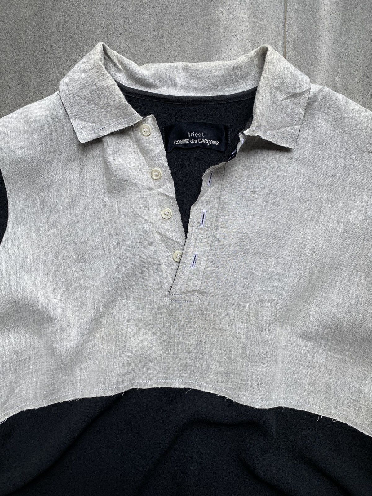 Tricot Comme des Garcons Tricot Comme des Garcons Two Tone Dress Size M / US 6-8 / IT 42-44 - 2 Thumbnail