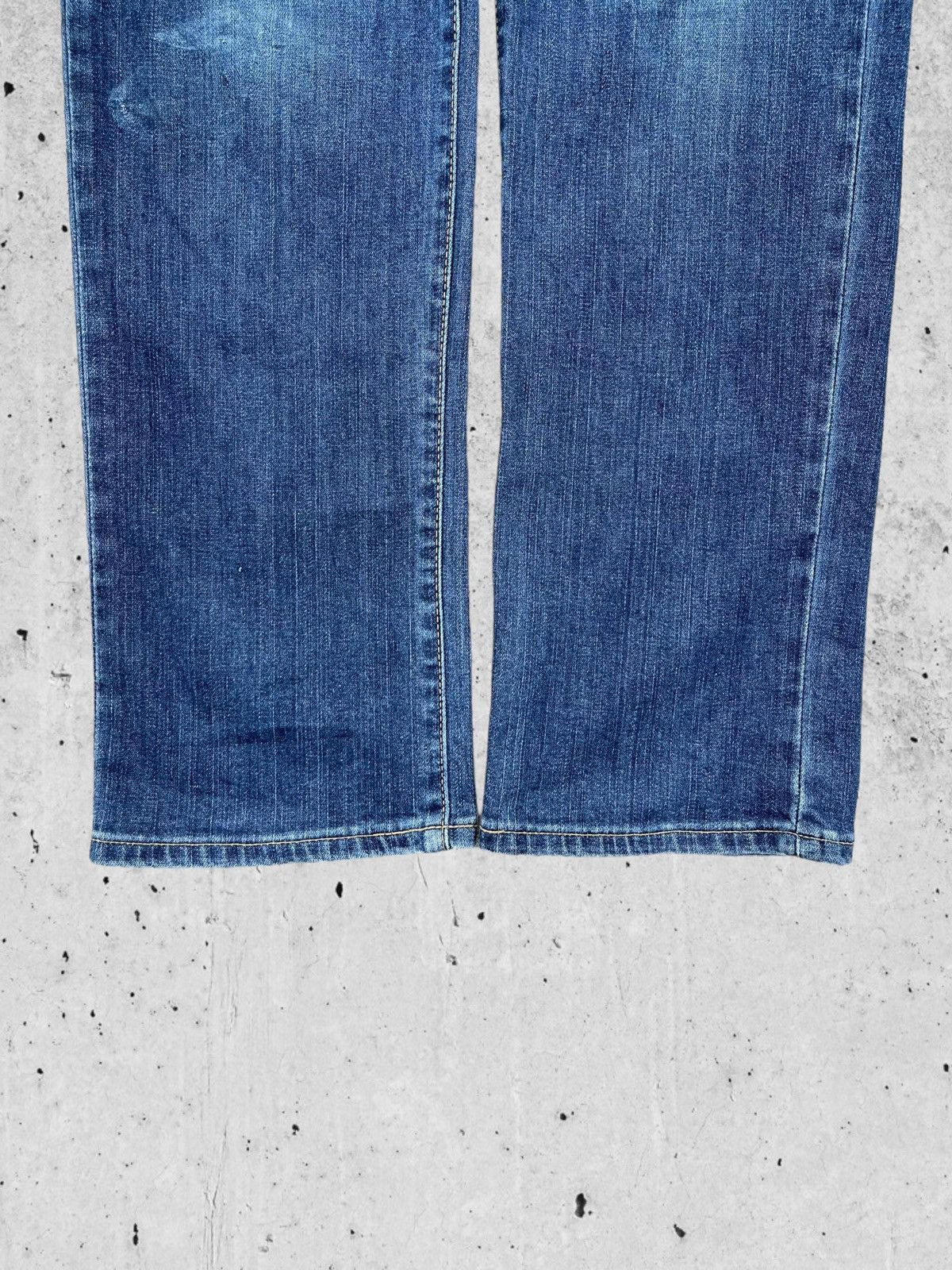 Designer × Wrangler 🔥 Wrangler Blue Distressed Denim W34 🔥 Size US 34 / EU 50 - 4 Thumbnail