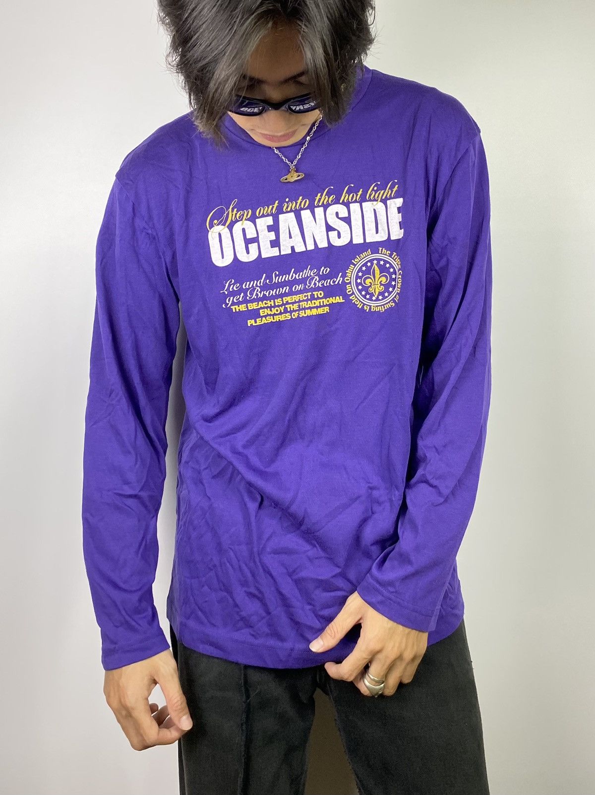 If Six Was Nine × Japanese Brand 2000s barcedos oceanside longsleeve ifsx lgb style Size US M / EU 48-50 / 2 - 6 Thumbnail