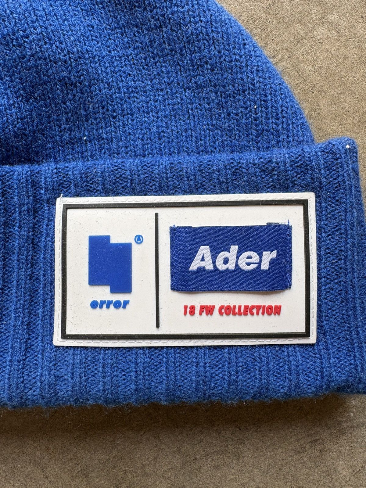 Ader Error Ader Error Basic Knit Beanie 2018 FW in blue Size ONE SIZE - 2 Thumbnail