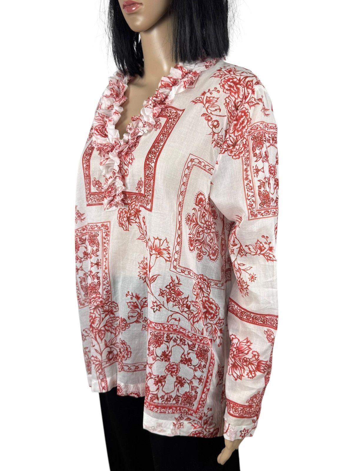 Other Semicouture Printed Floral Blouse Cotton size 44 Size M / US 6-8 / IT 42-44 - 5 Thumbnail