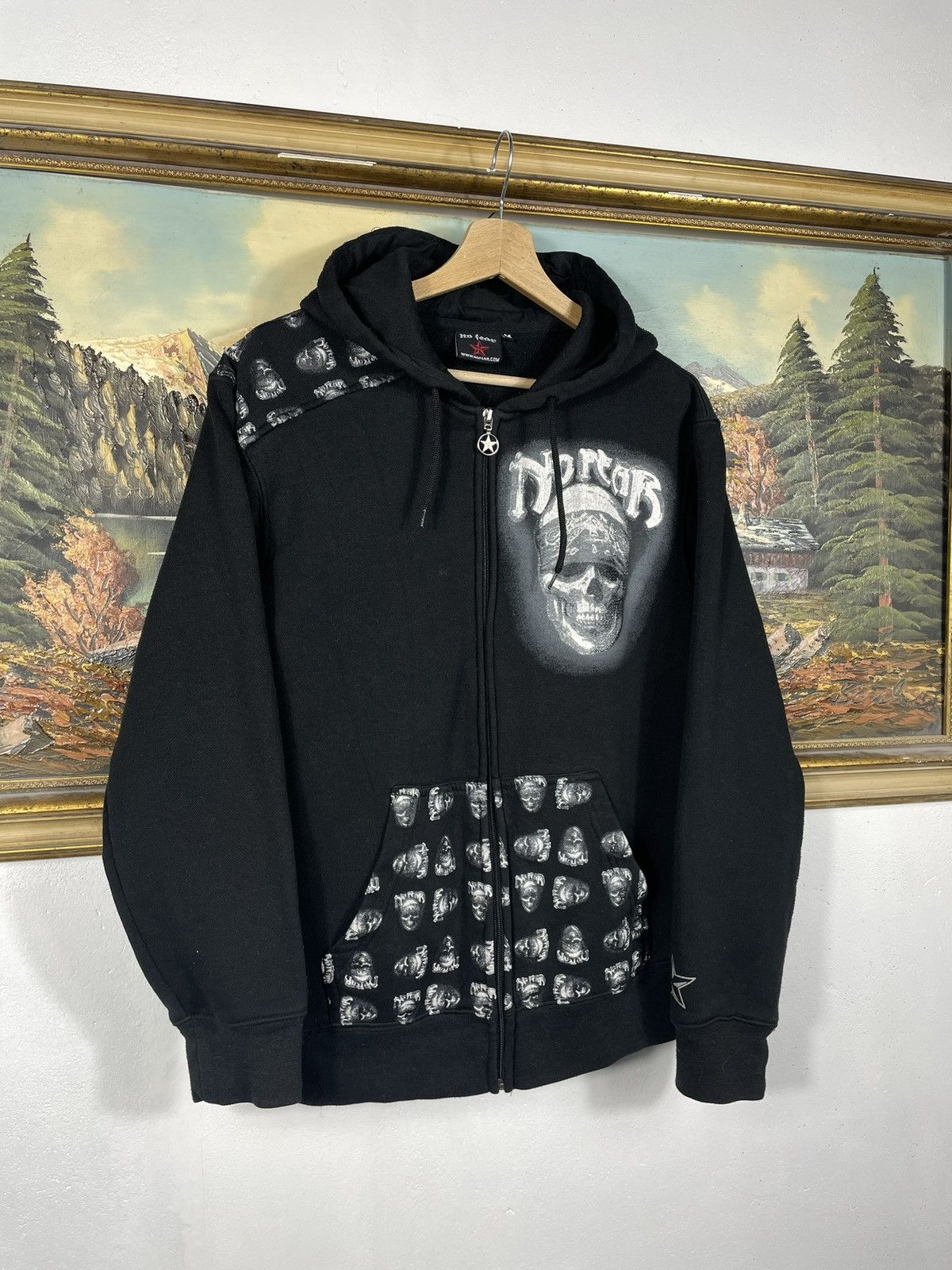 Affliction × No Fear × Vintage No Fear retro 00s hoodie affliction cyber grunge swag opium Size US M / EU 48-50 / 2 - 4 Thumbnail