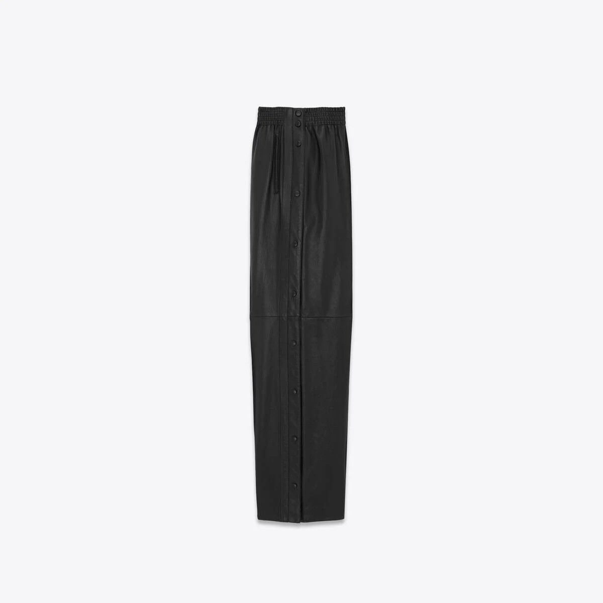 Saint Laurent Paris o1s1wg111024 Sweatpants in Lambskin in Black Size 28" / US 6 / IT 42 - 4 Thumbnail