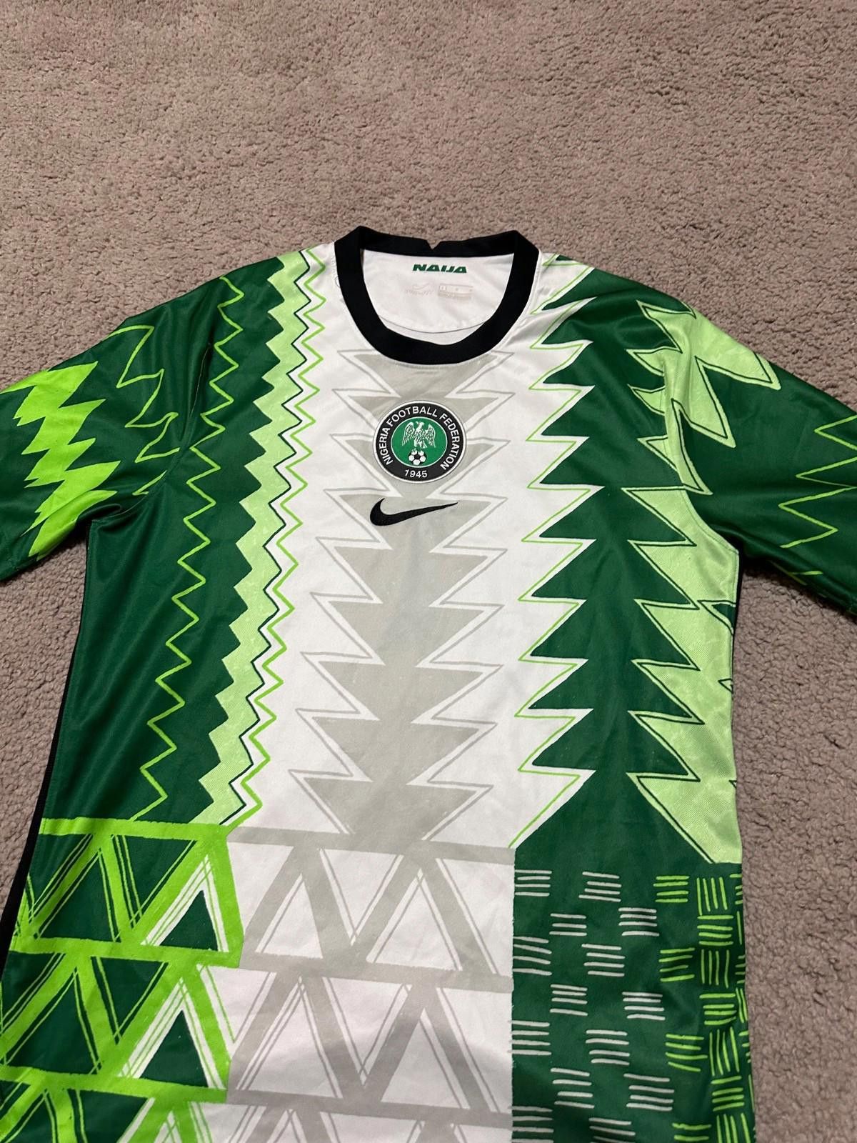 Nike Nike Nigeria 2020/21 Home Football Shirt Soccer Jersey Sz L Size US L / EU 52-54 / 3 - 3 Thumbnail