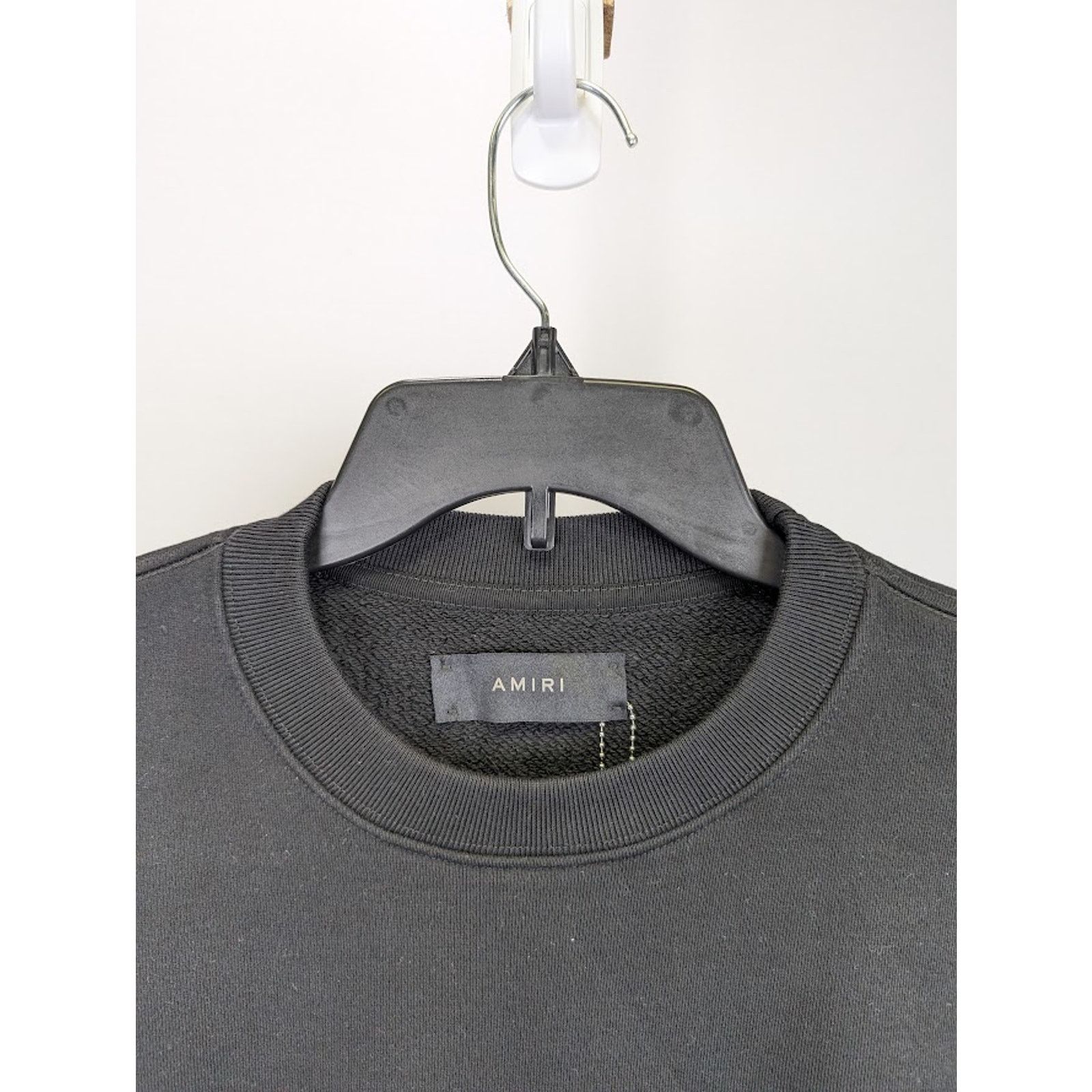 Amiri o1rshd1 Core Logo Crewneck Sweatshirt in Black/Red Size US XL / EU 56 / 4 - 5 Thumbnail