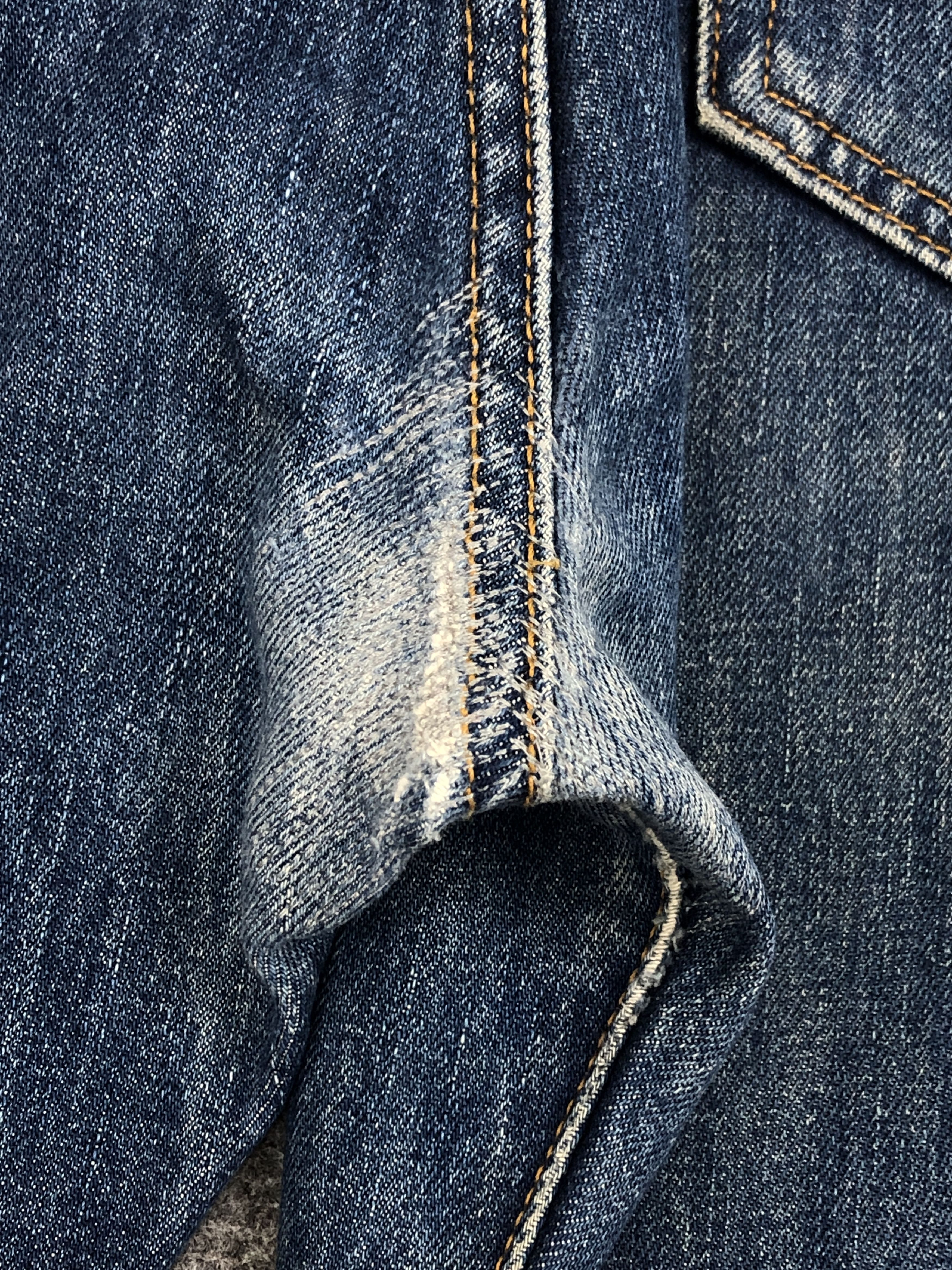 Levi's Distressed Vintage Levis 501 Faded Blue Jeans DP2297 Size US 34 / EU 50 - 15 Thumbnail