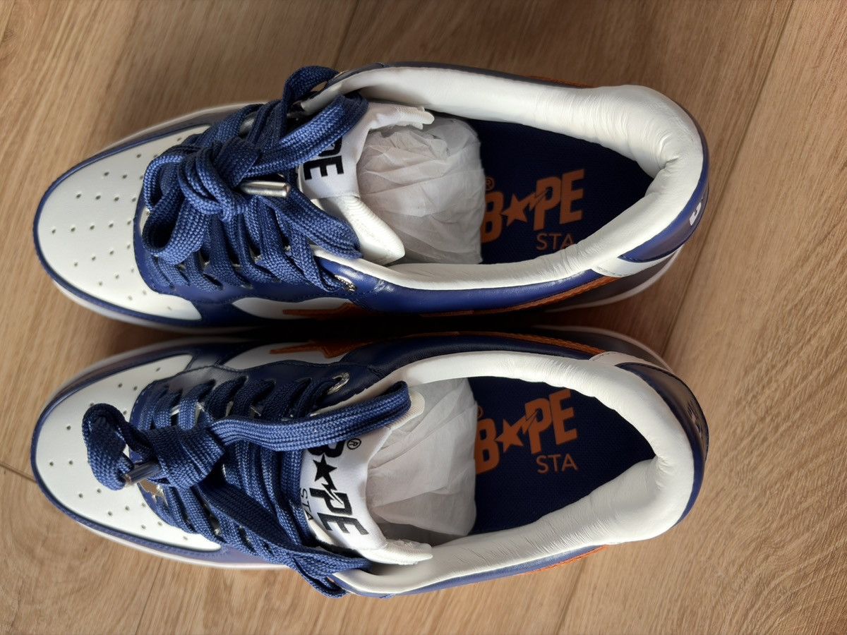 Bape A Bathing Ape Bape Sta #3 M2 White Blue Orange US 7 Size US 7 / EU 40 - 10 Thumbnail
