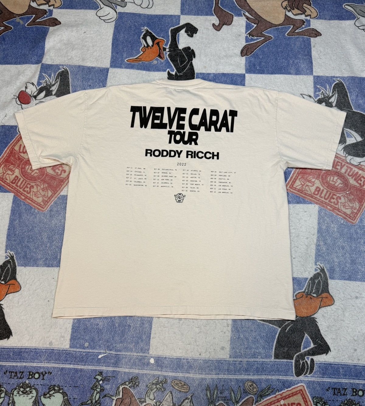 Band Tees Roddy Ricch Twelve Carat toothache tour tee Size US XXL / EU 58 / 5 - 3 Thumbnail