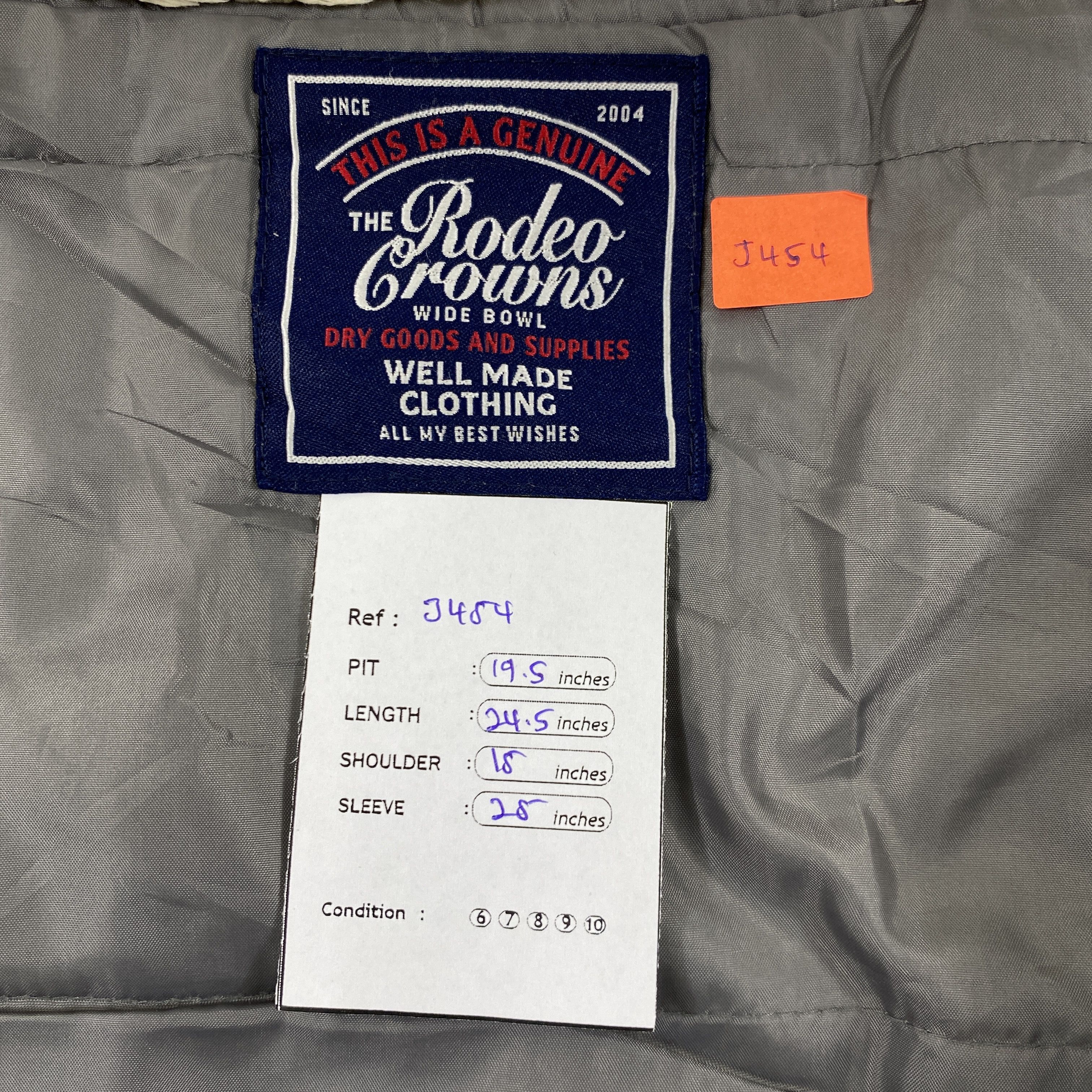 Japanese Brand Vintage The Rodeo Crowns Double Breast Jacket- J454 Size US XS / EU 42 / 0 - 6 Thumbnail