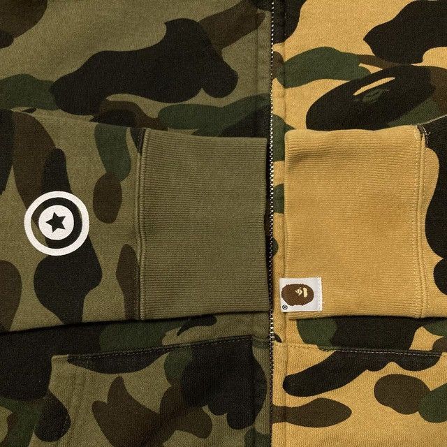 Bape BAPE 1st camo separate shark full zip hoodie a bathing ape Size US S / EU 44-46 / 1 - 6 Thumbnail